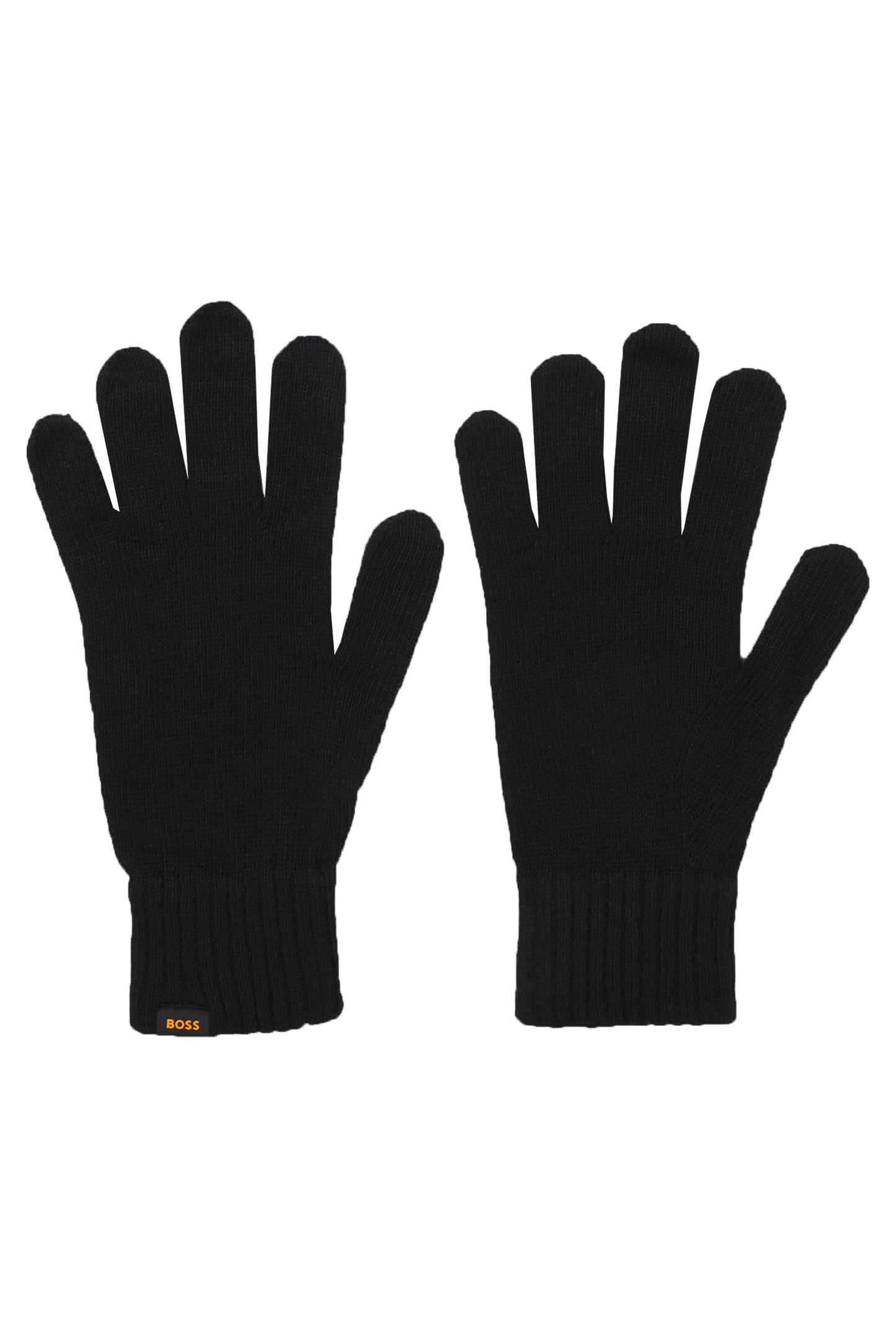 Boss Orange Kalipso Knitted Hat and Gloves Set Black