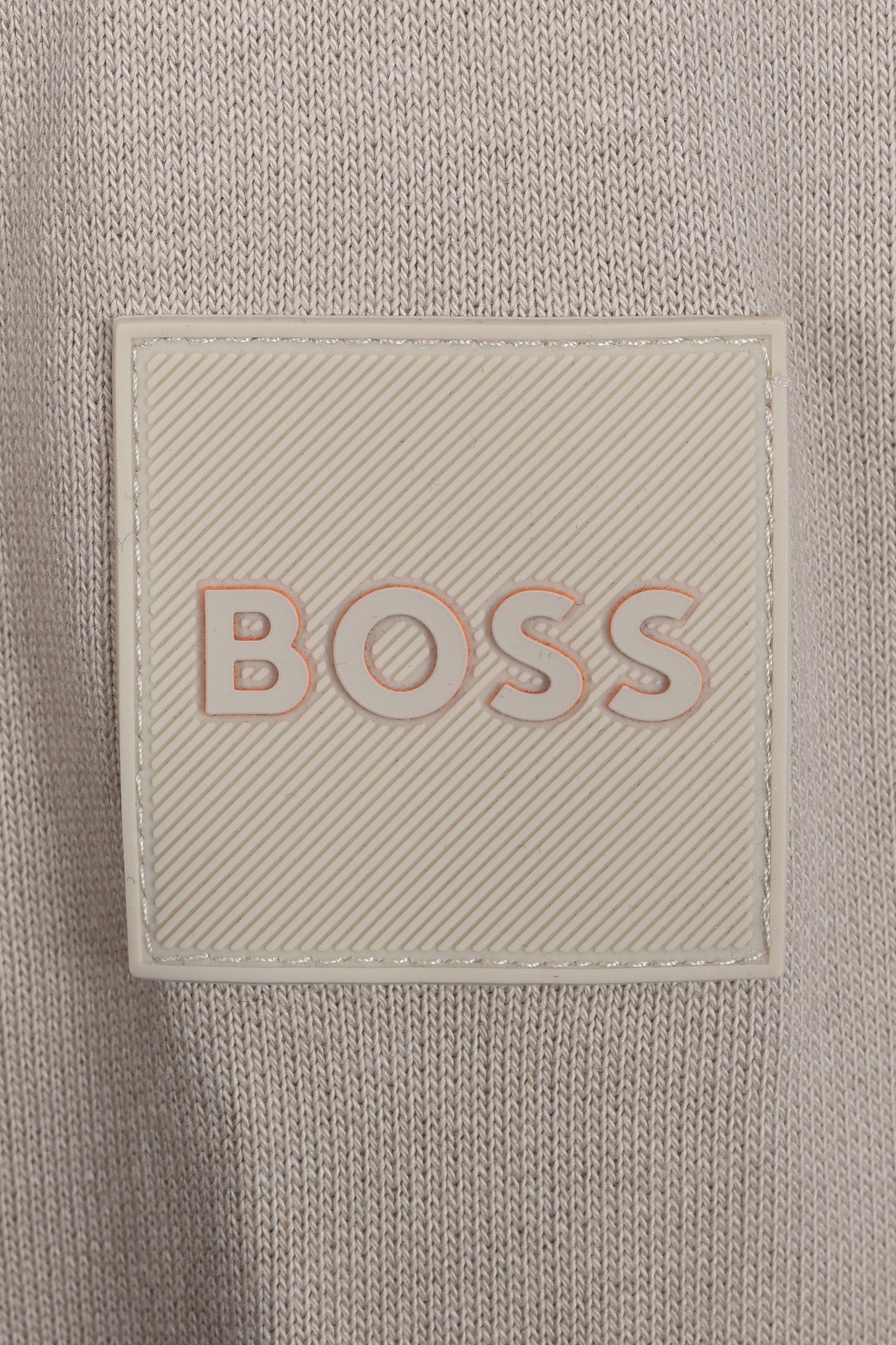 Boss Orange ZE_PROTECTIVE HOODED FULL ZIP LIGHT BEIGE