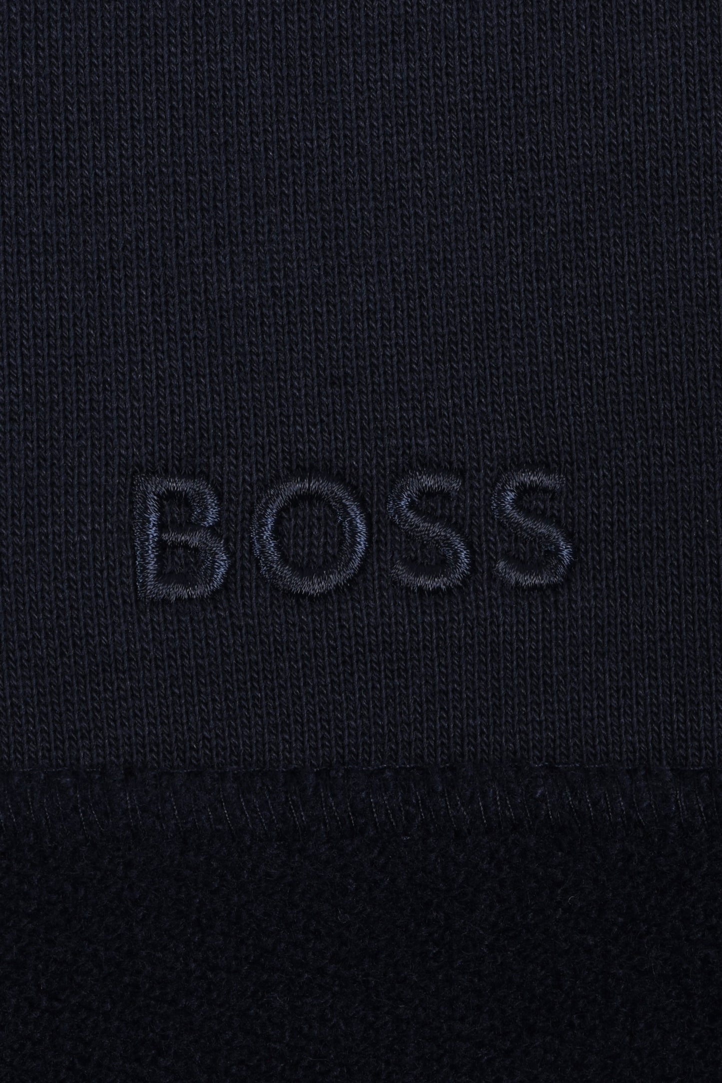 Boss Orange ZE_WINTERBRUSH HALF ZIP DARK BLUE