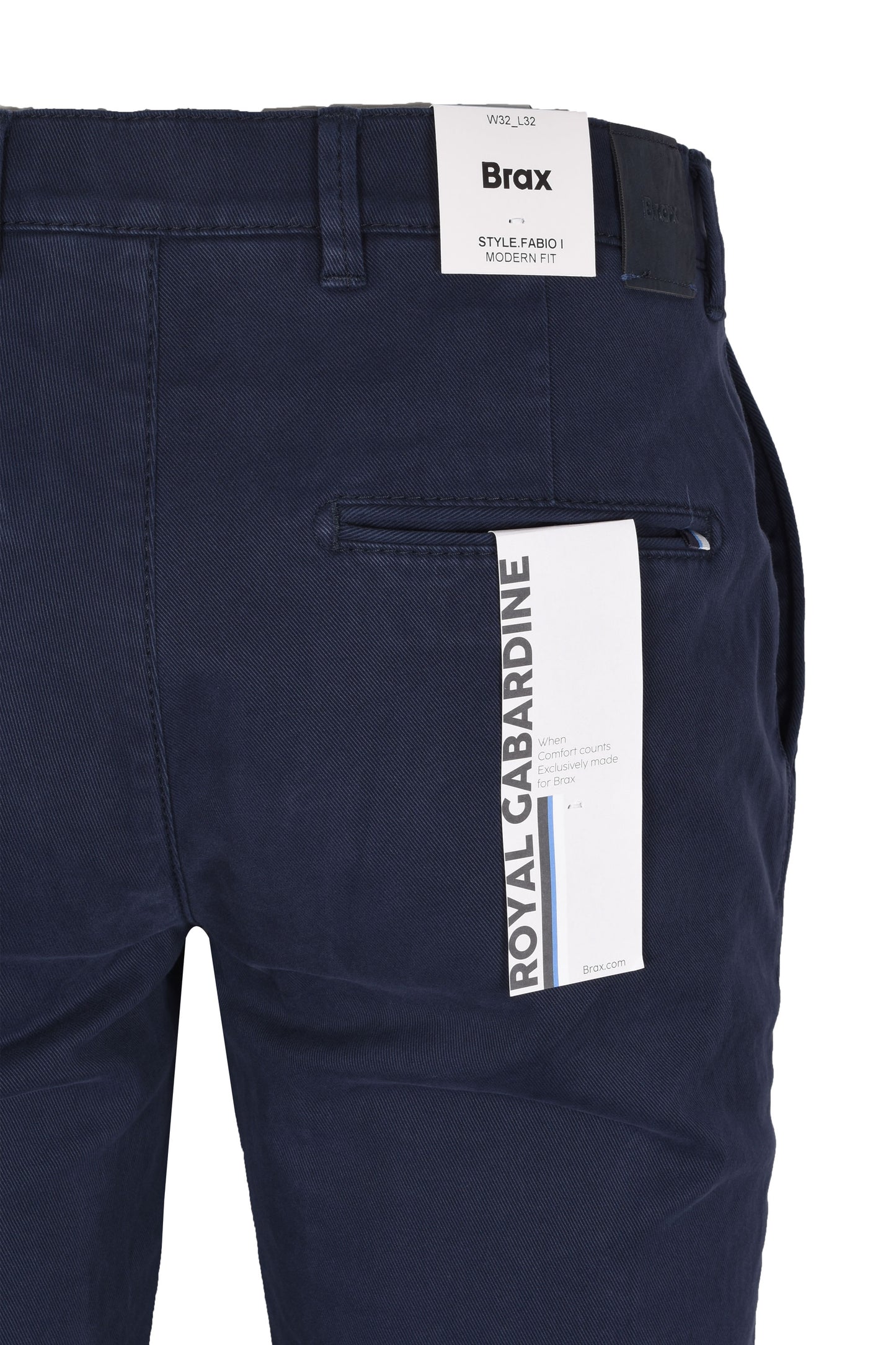 Brax Fabio Cotton Trouser Navy