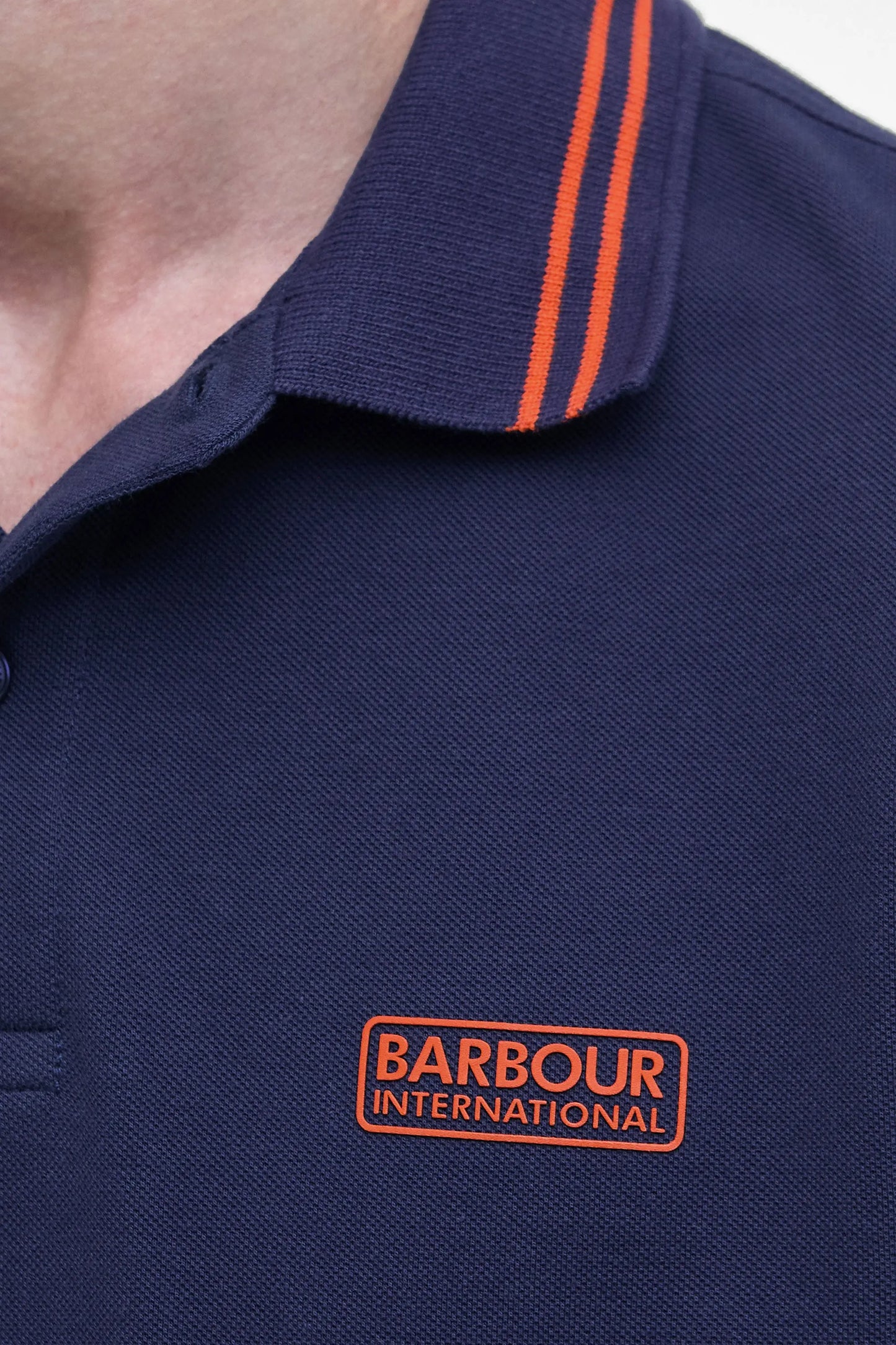 BARBOUR CALIBRATED POLO PIGMENT NAVY Barbour International