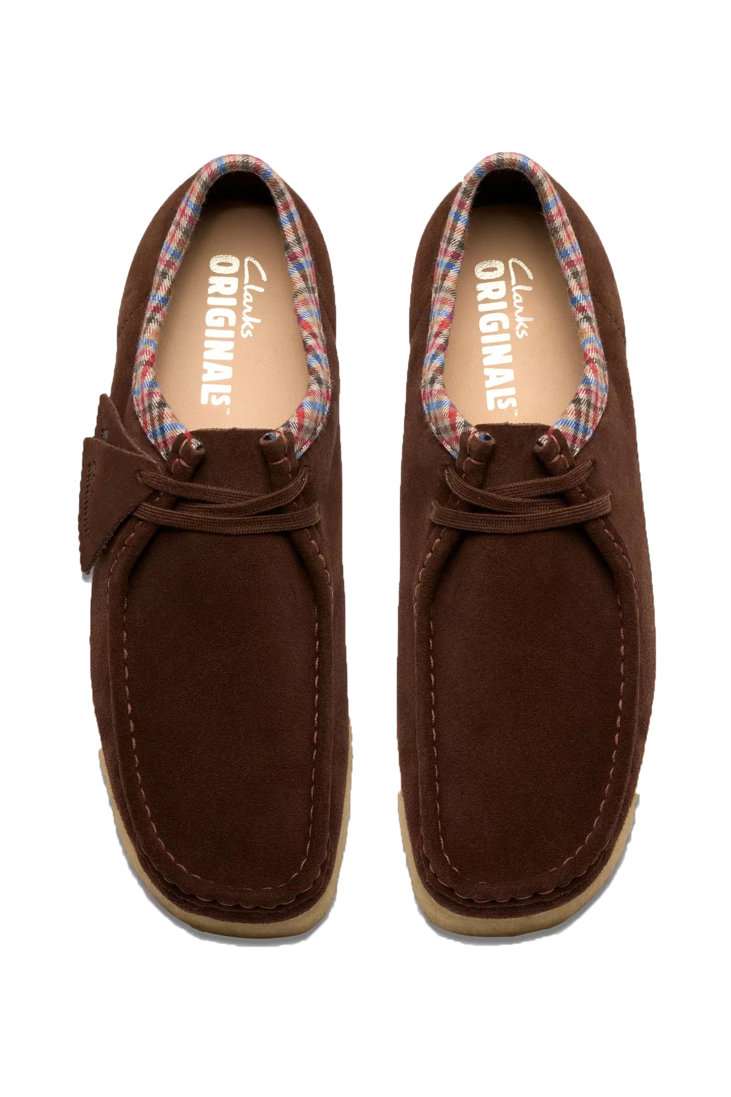 Clarks Originals Wallabee Chocolate Combi