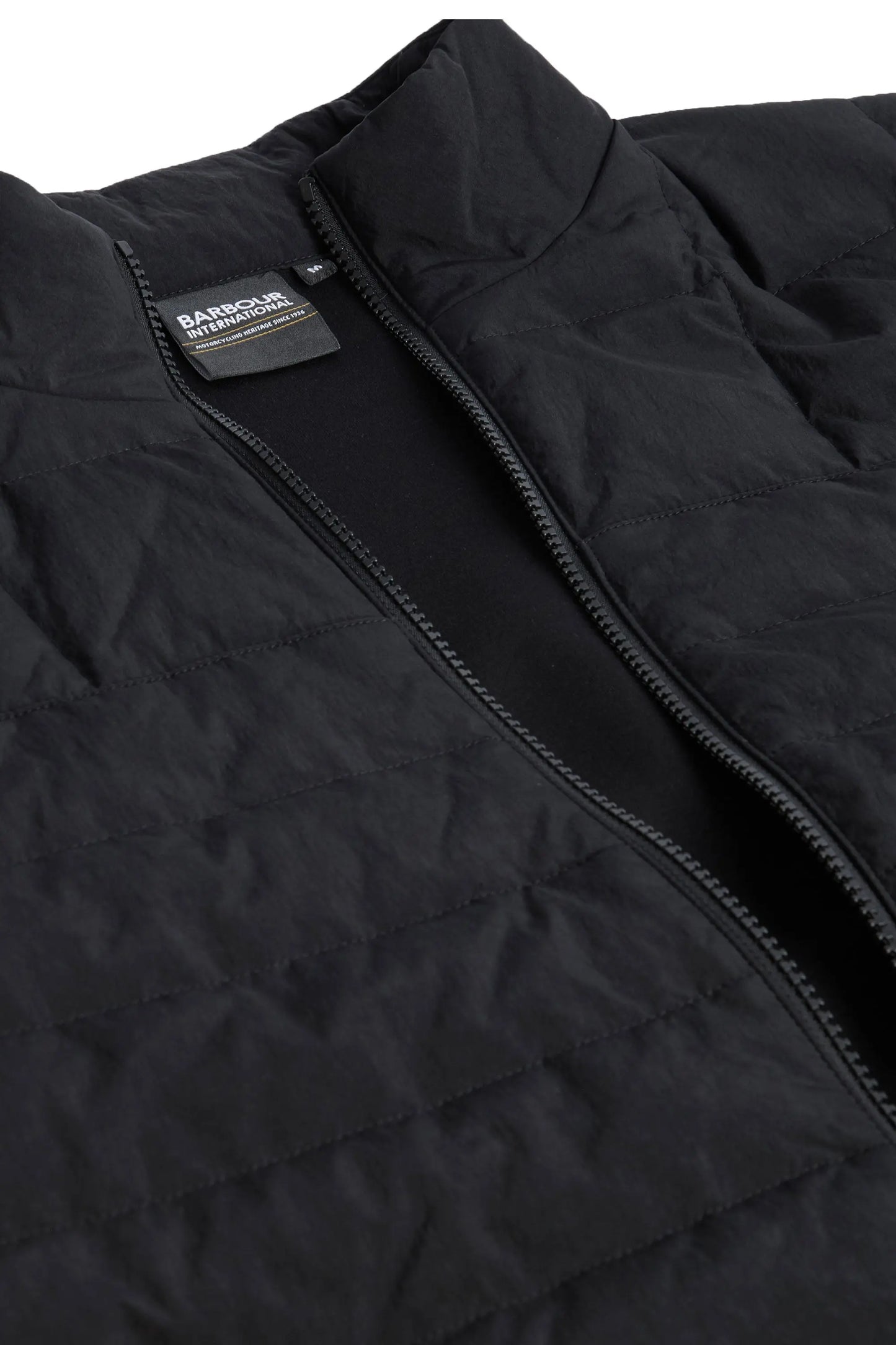 BARBOUR INTERNATIONAL COLLINS QUILTED JACKET BLACK Barbour International
