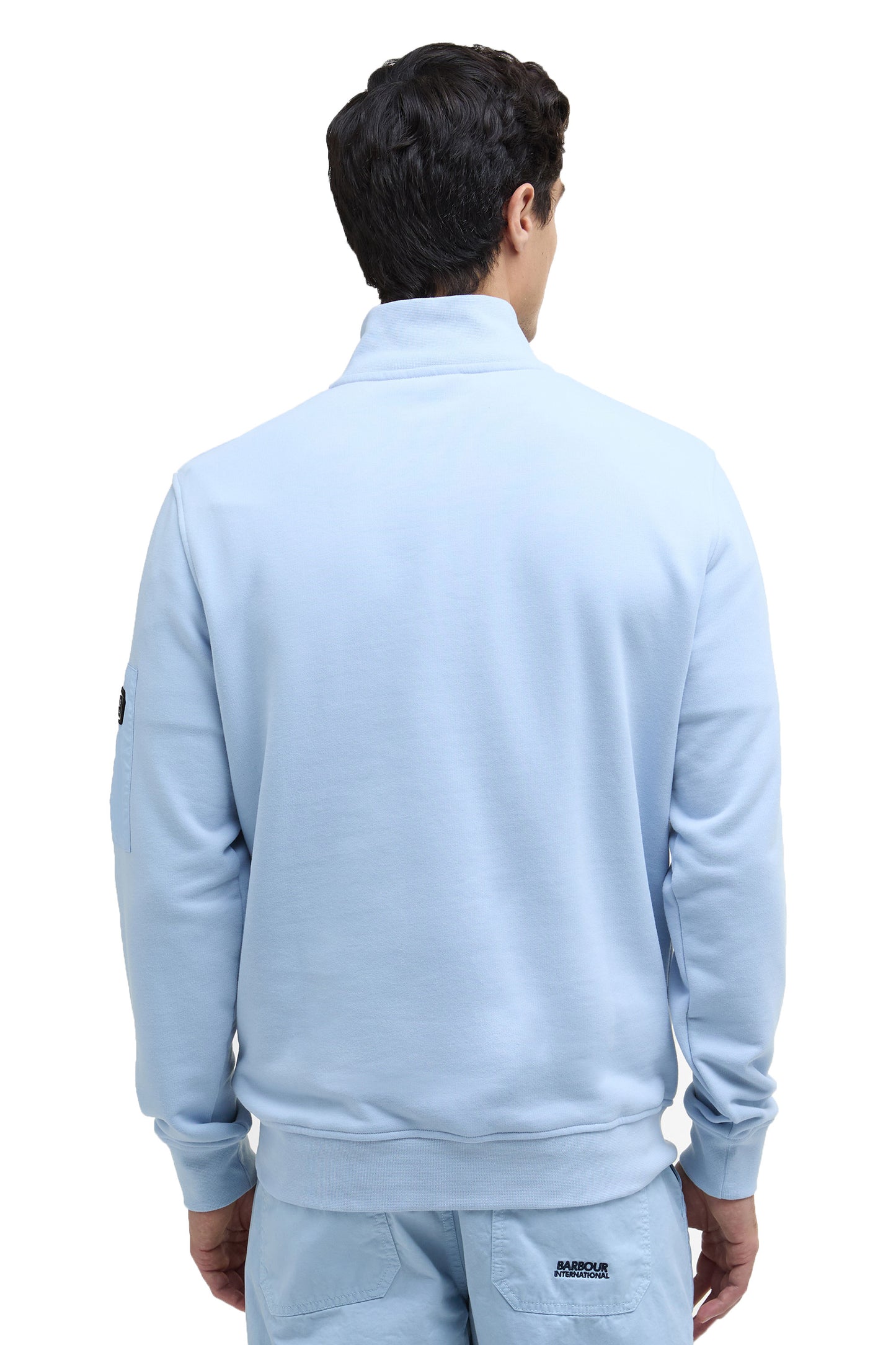 BARBOUR INTERNATIONAL EWAN FUNNEL NECK SWEATSHIRT HERITAGE BLUE