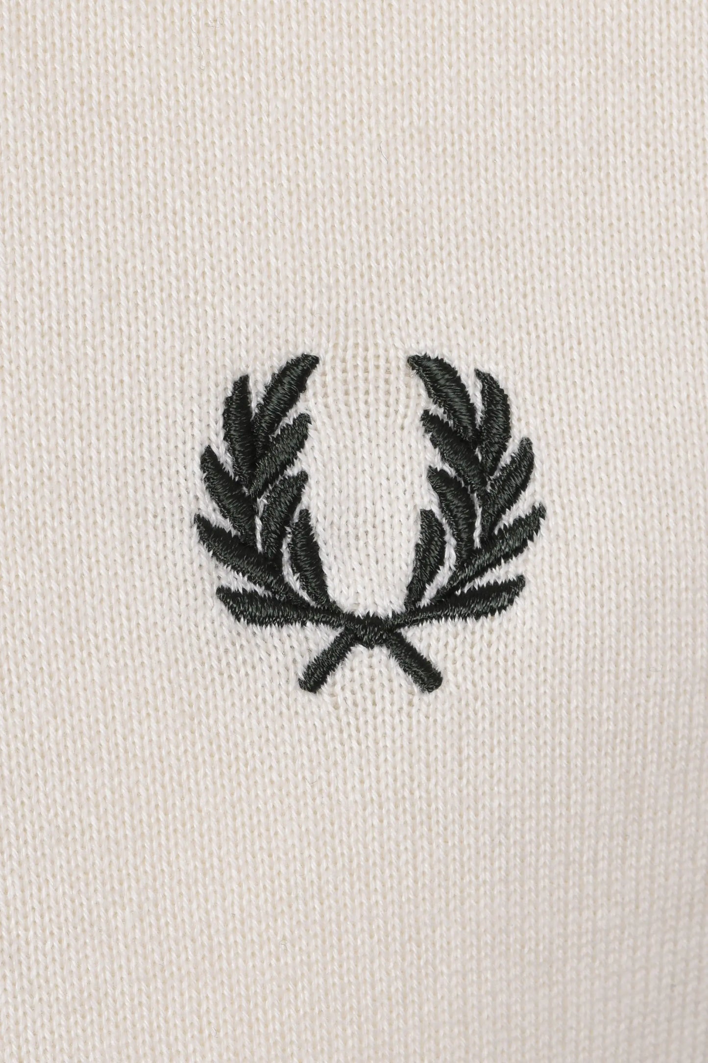 FRED PERRY COTTON KNITTED SHIRT ECRU Fred Perry