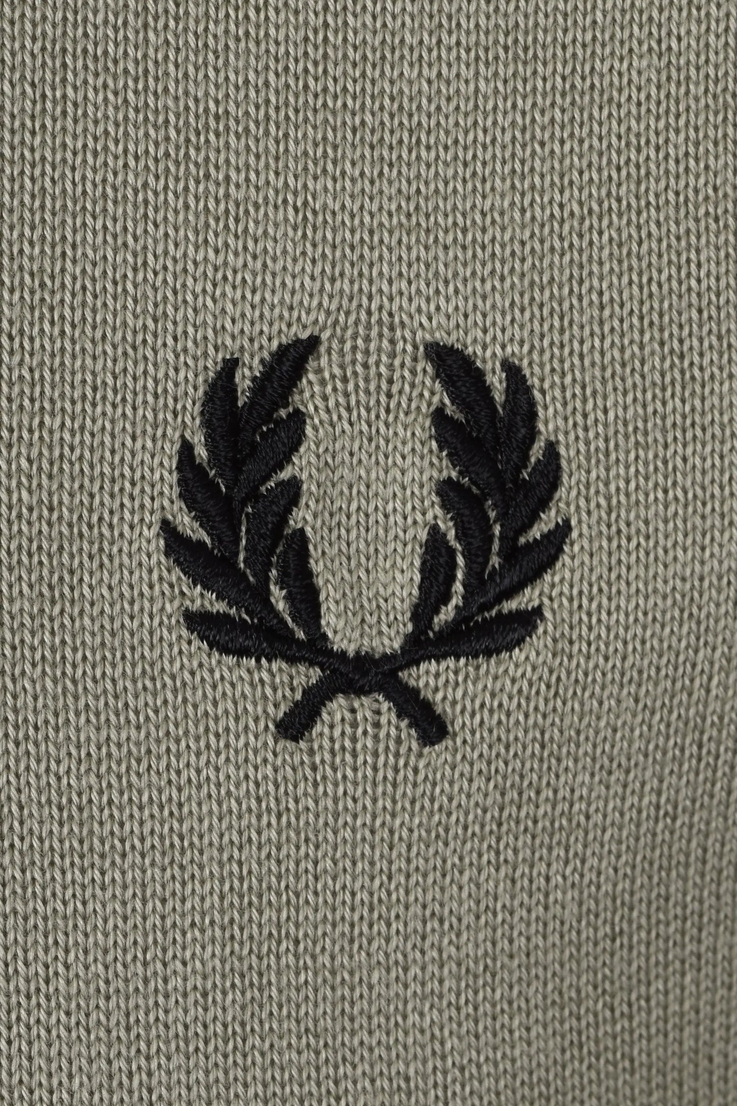 FRED PERRY COTTON KNITTED SHIRT SEAGRASS Fred Perry