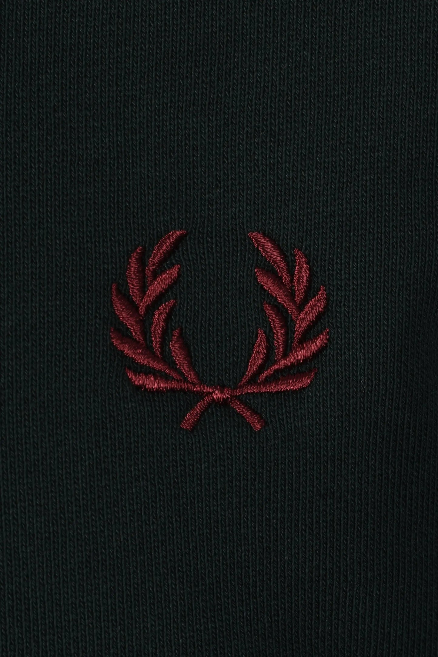 FRED PERRY CREW NECK SWEATSHIRT GRASSROOT GREEN/STOCKPORT BLUE/OXBLOOD Fred Perry
