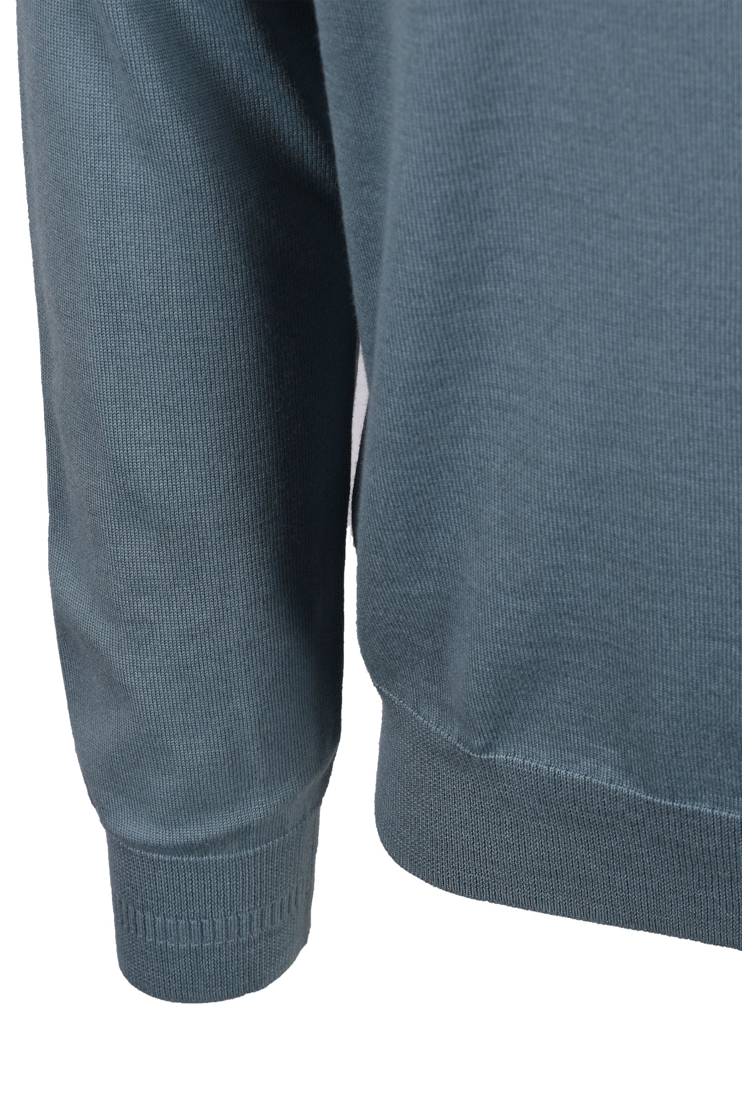 FRED PERRY LS KNITTED SHIRT STOCKPORT BLUE