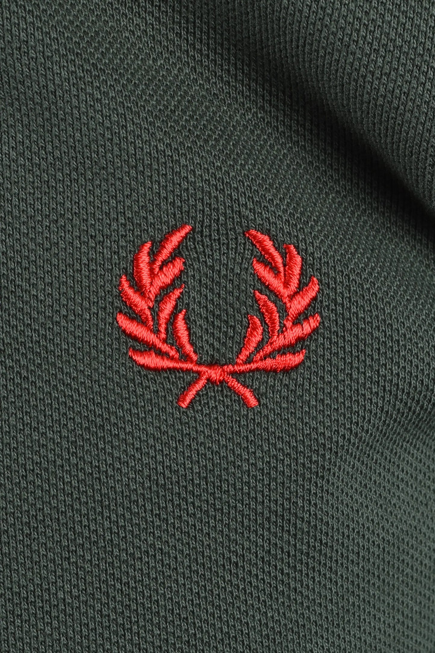 FRED PERRY MADE IN ENGLAND TWIN TIPPED POLO TARTAN GREEN Fred Perry Michael Stewart Menswear