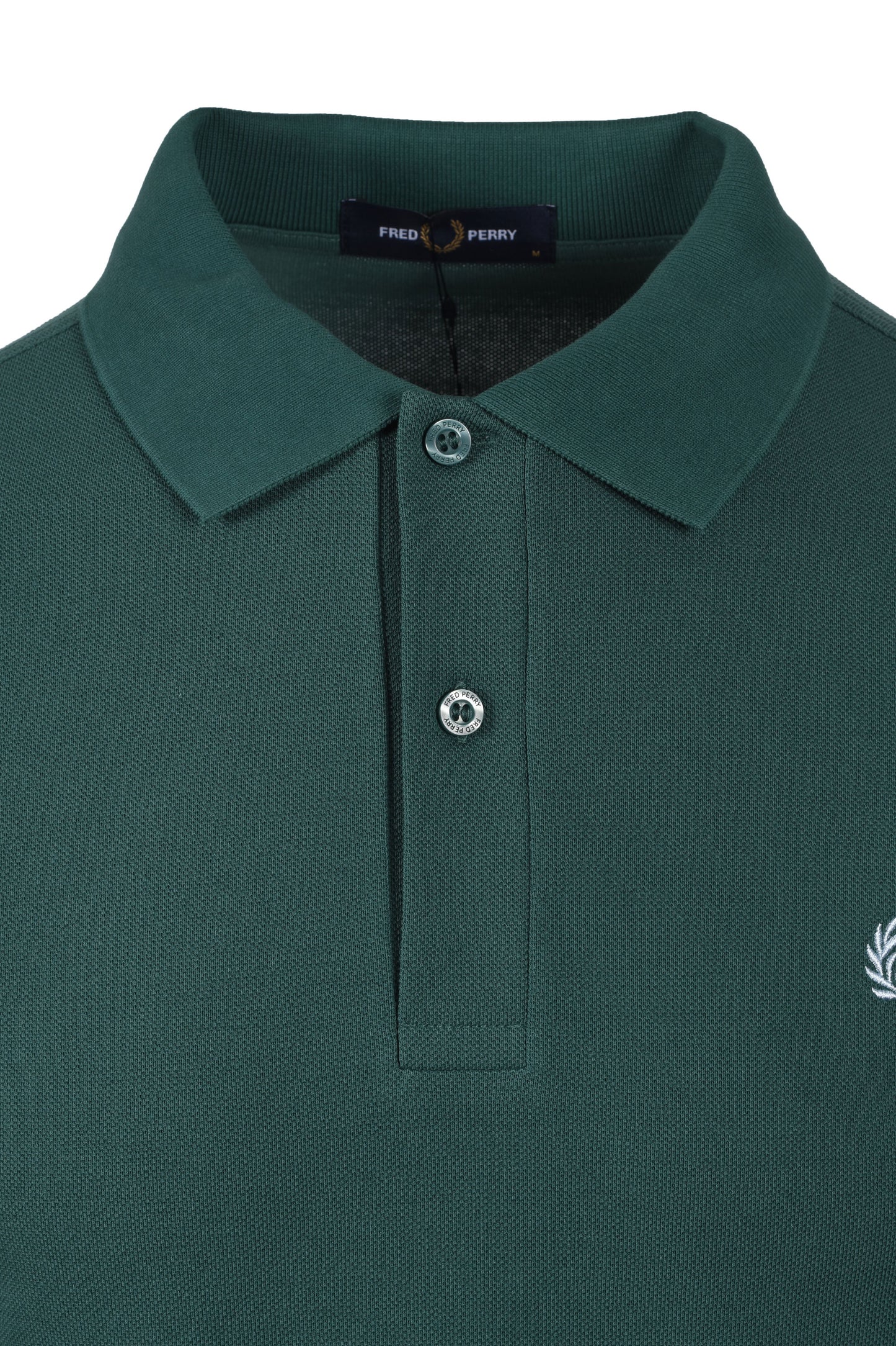 FRED PERRY POLO SHIRT SPORT GREEN/TRACK BLUE