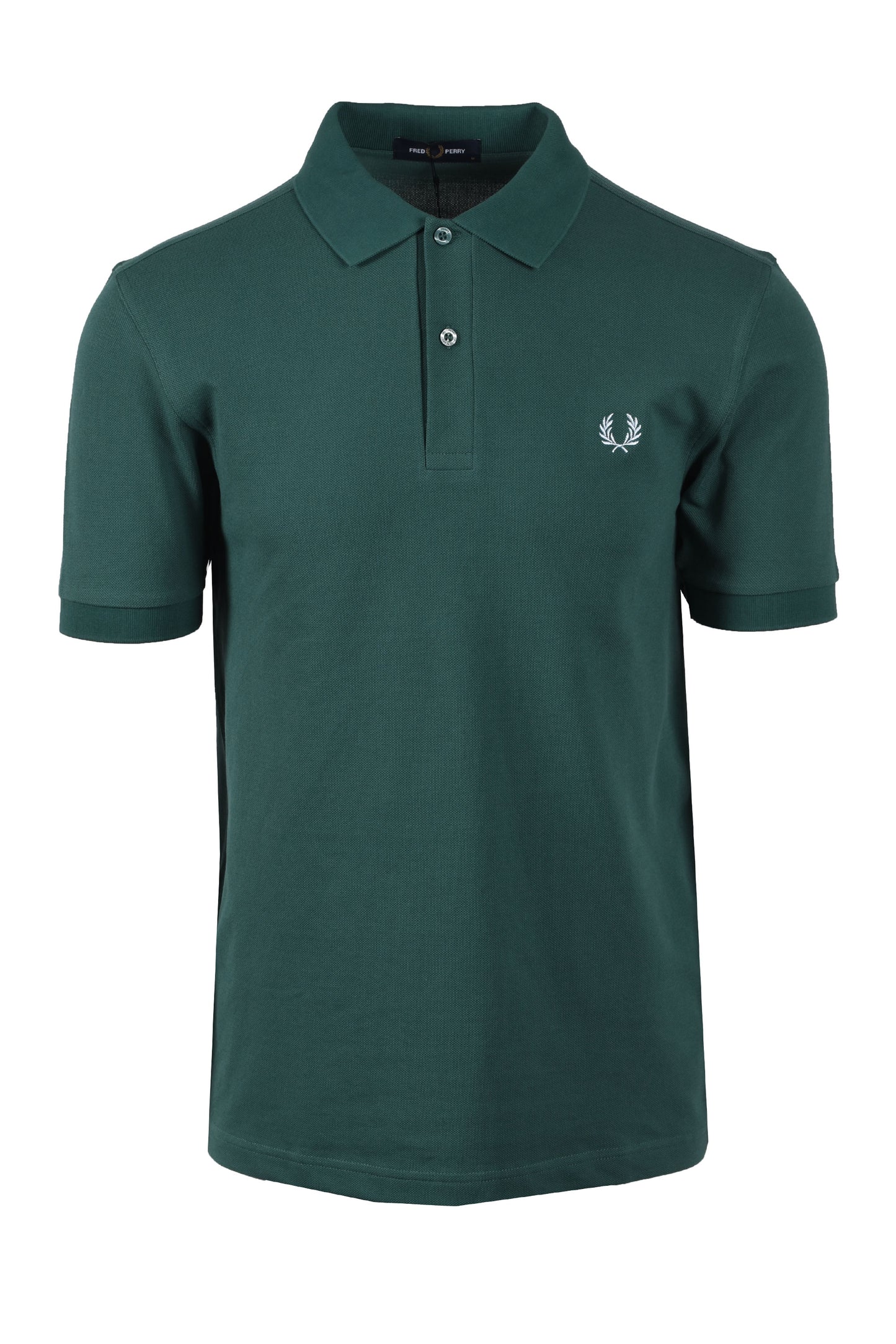 FRED PERRY POLO SHIRT SPORT GREEN/TRACK BLUE