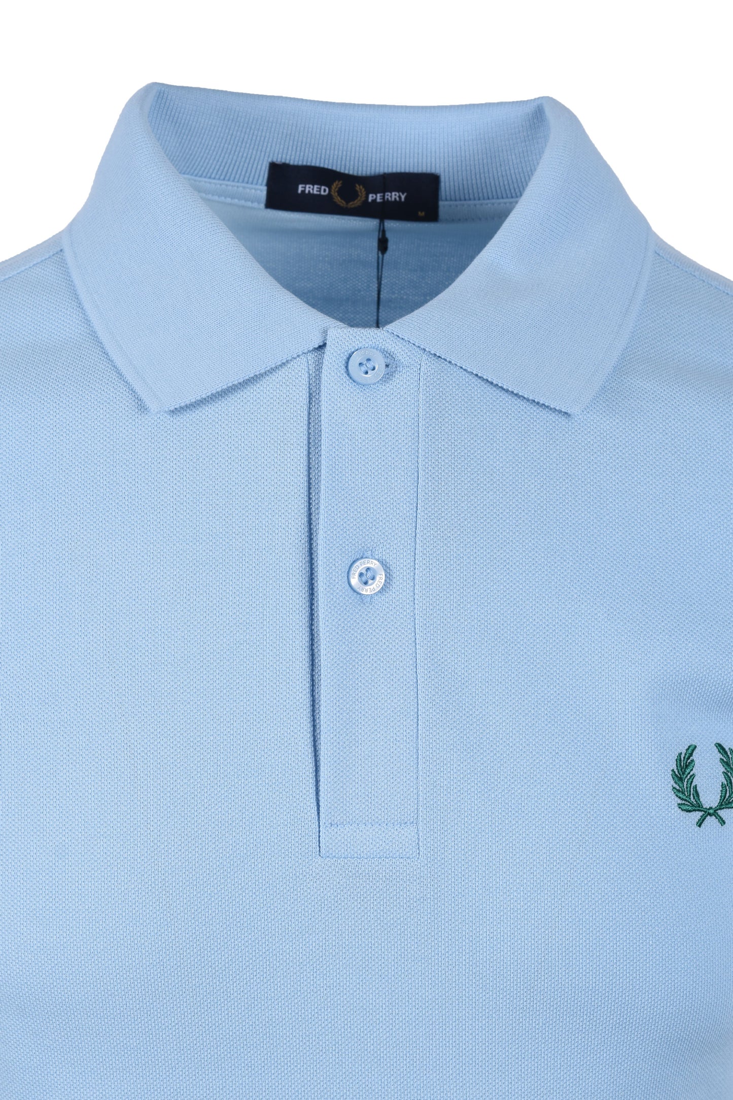 FRED PERRY POLO SHIRT TRACK BLUE/SPORT GREEN
