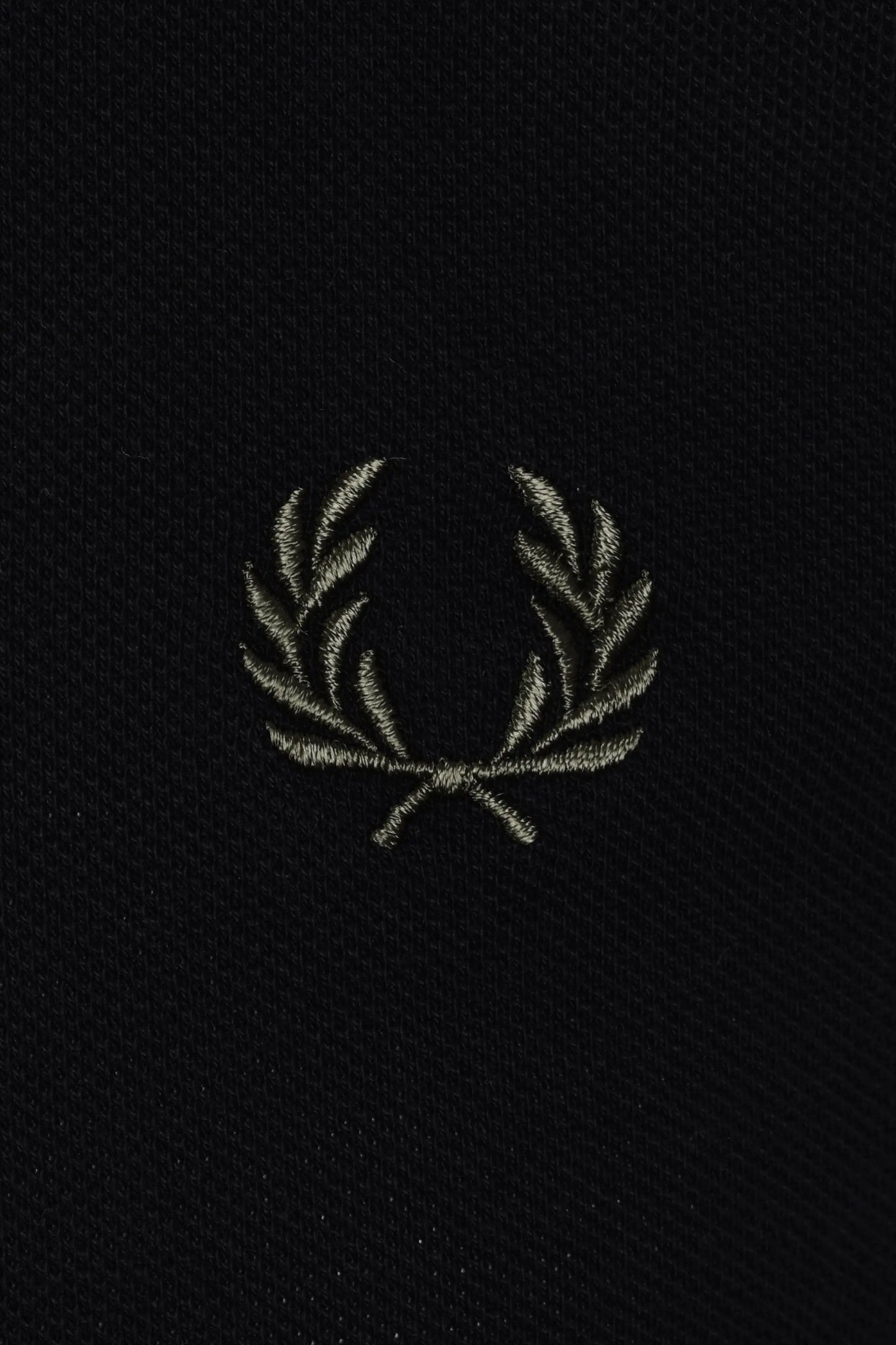 FRED PERRY STRIPED CUFF T-SHIRT BLACK Fred Perry