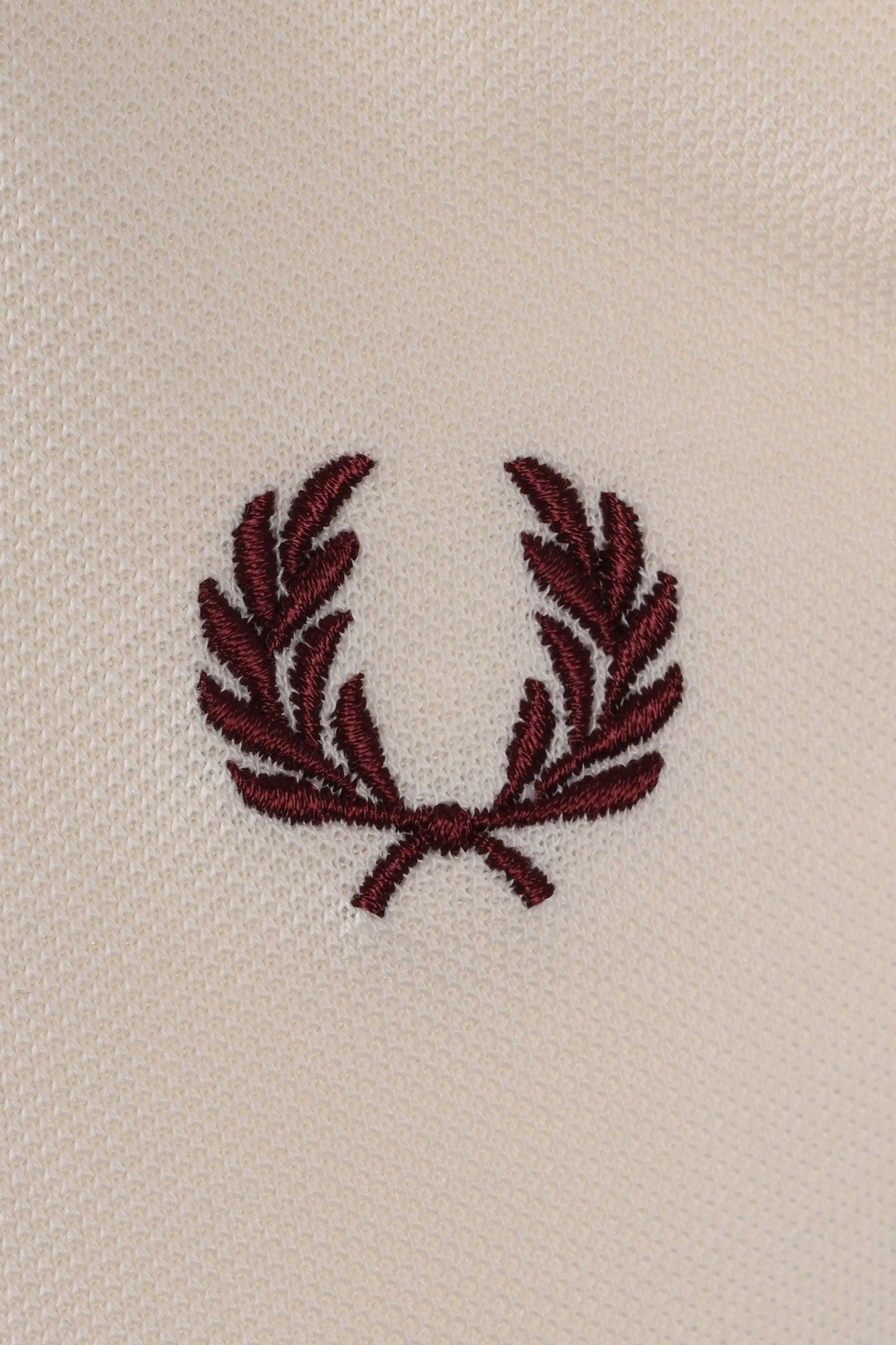 FRED PERRY STRIPED CUFF T-SHIRT ECRU Fred Perry