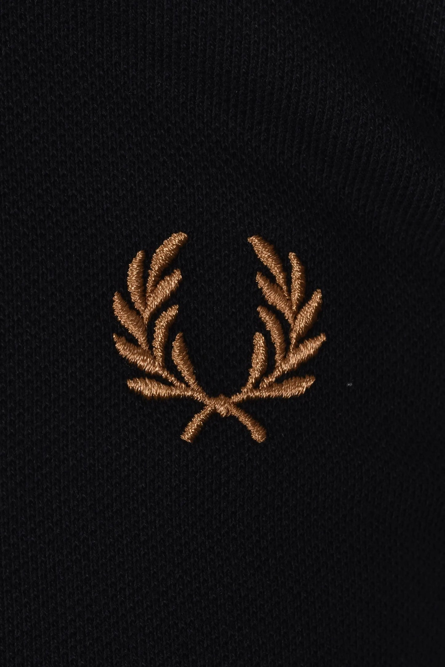 FRED PERRY TWIN TIPPED POLO BLACK Fred Perry