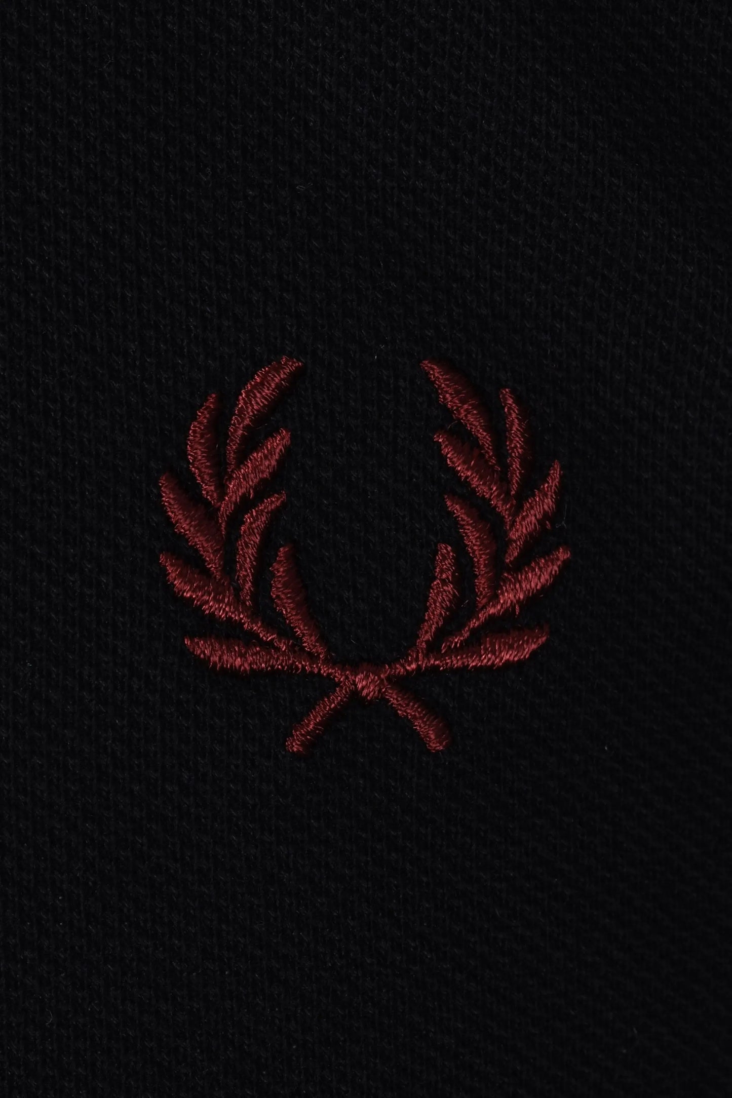 FRED PERRY TWIN TIPPED POLO BLACK/BABY BLUE/OXBLOOD Fred Perry
