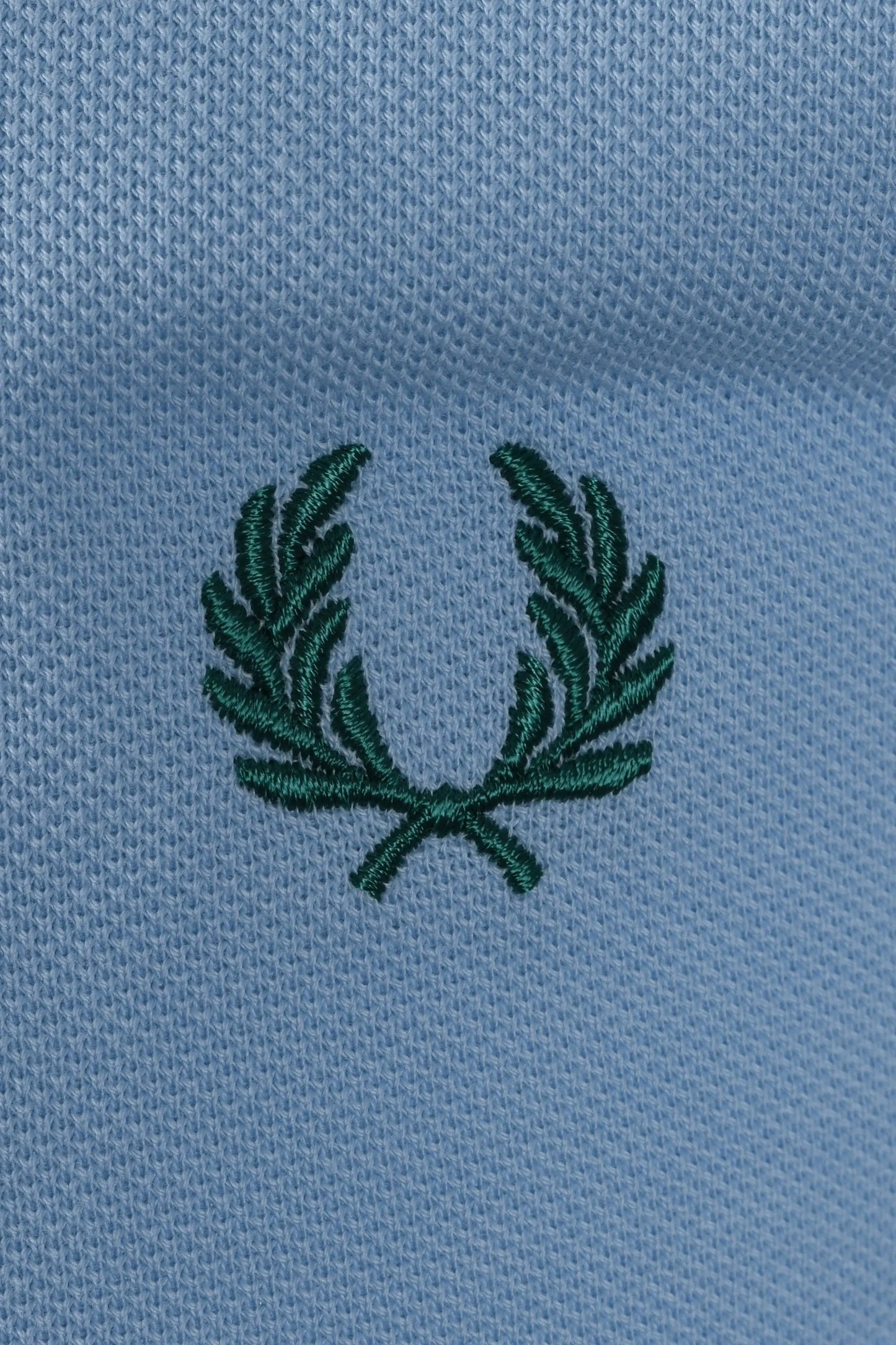 FRED PERRY TWIN TIPPED POLO SHIRT TRACK BLUE/BURNT RED/SPORT GREEN Fred Perry