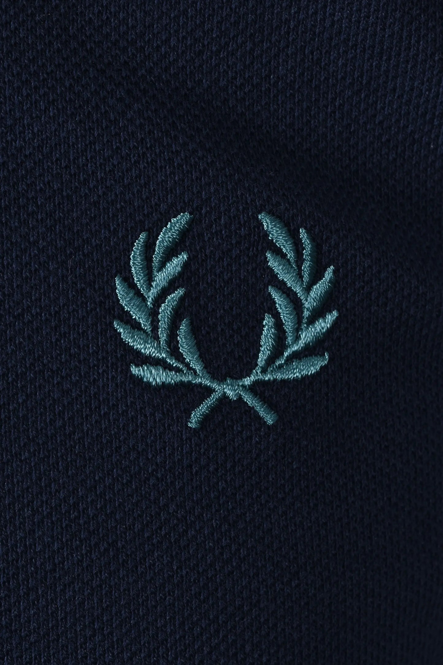 FRED PERRY TWIN TIPPED POLO TENNIS BLUE/SNOW WHITE/DEEP MINT Fred Perry