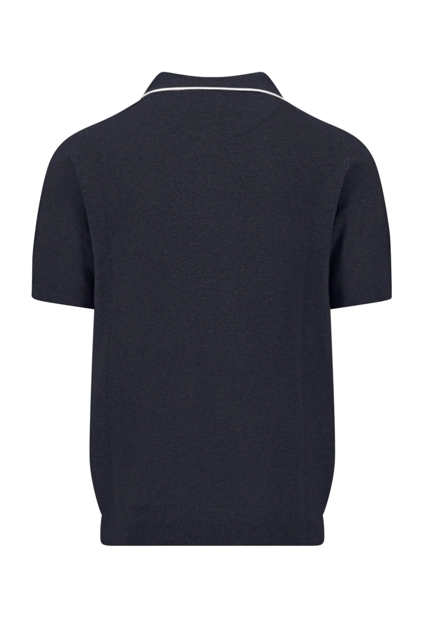 FYNCH-HATTON KNITTED POLO SHIRT NAVY Fynch-Hatton