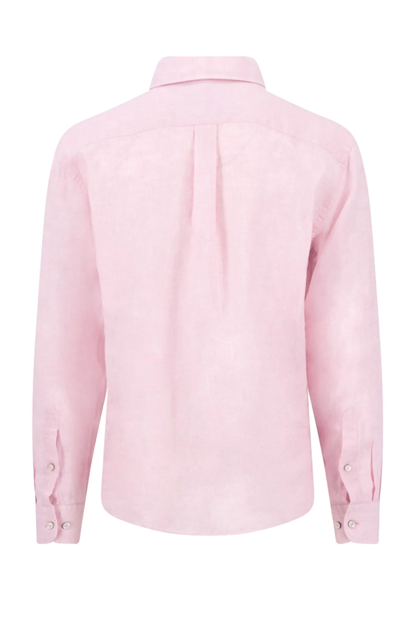 FYNCH-HATTON LONG SLEEVED LINEN SHIRT MAGNOLIA