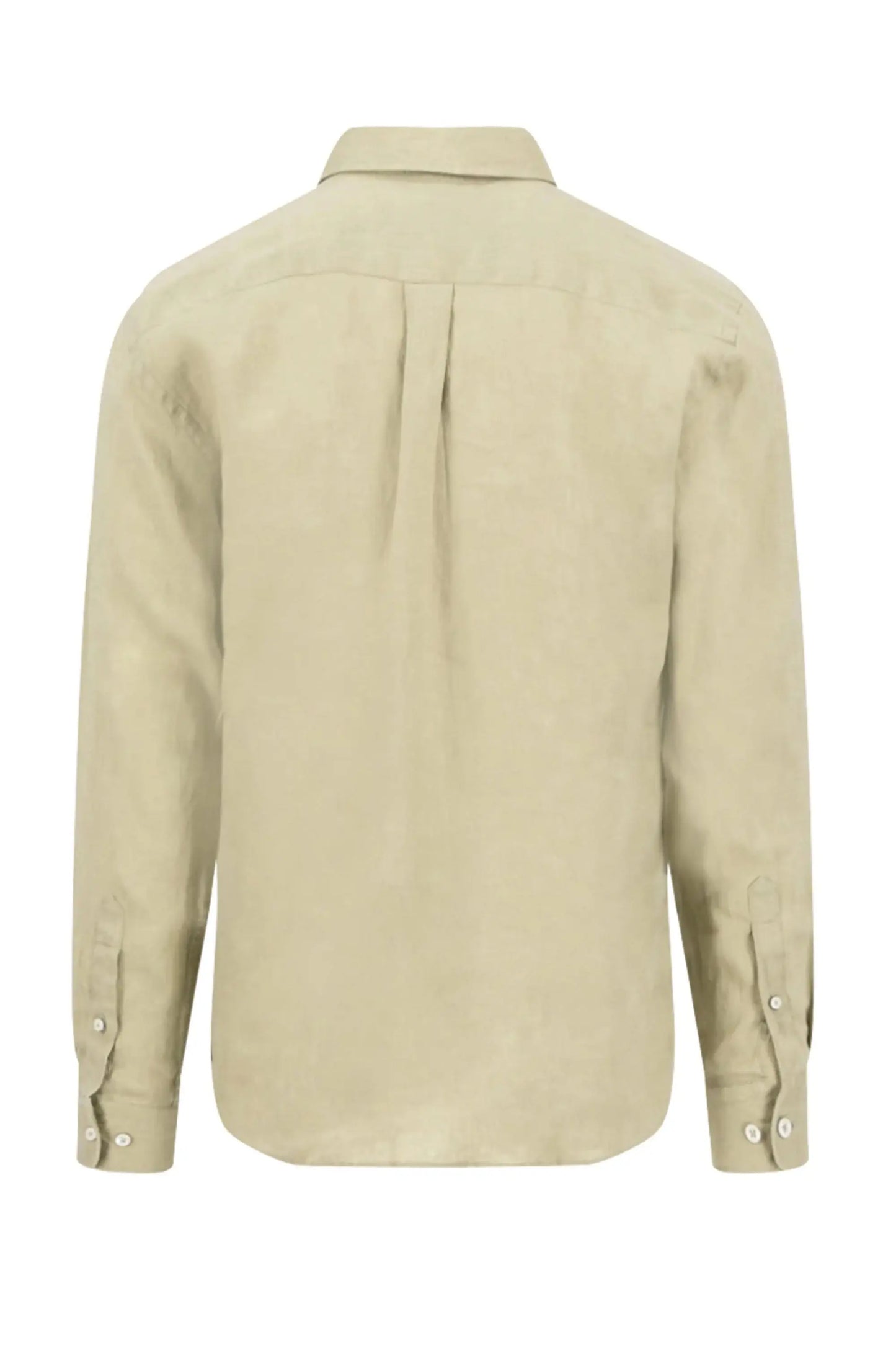 FYNCH-HATTON LONG SLEEVED LINEN SHIRT PISTACHIO Fynch-Hatton