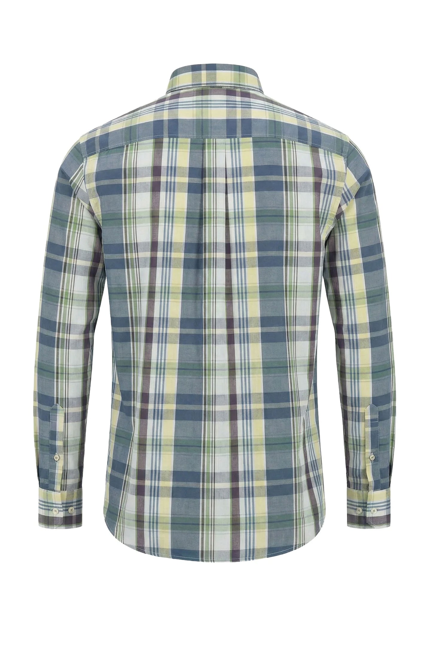 FYNCH-HATTON LONG SLEEVED SHIRT AUBERGINE