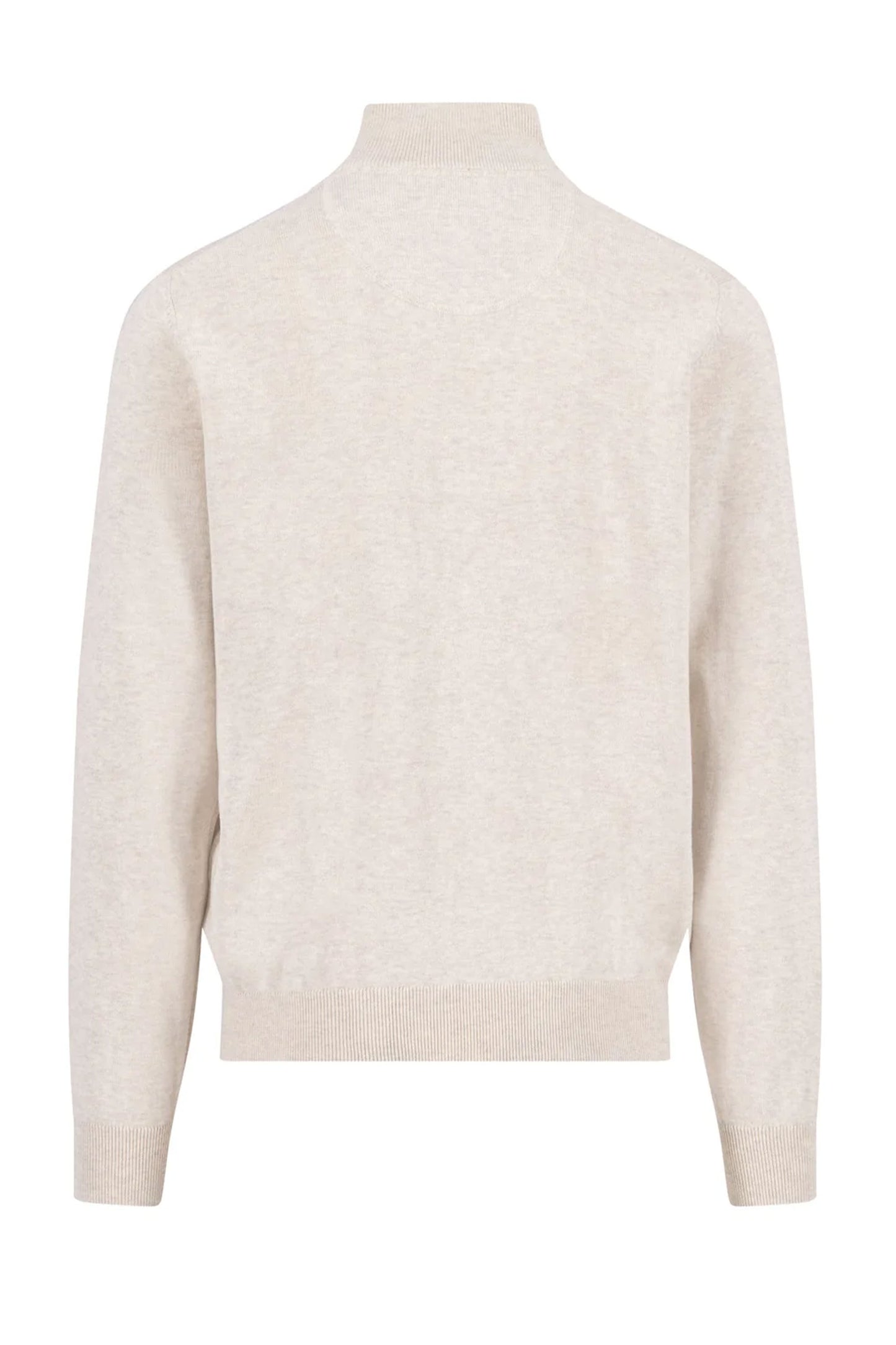 FYNCH-HATTON TROYER HALF ZIP KNITWEAR NEW OFF WHITE