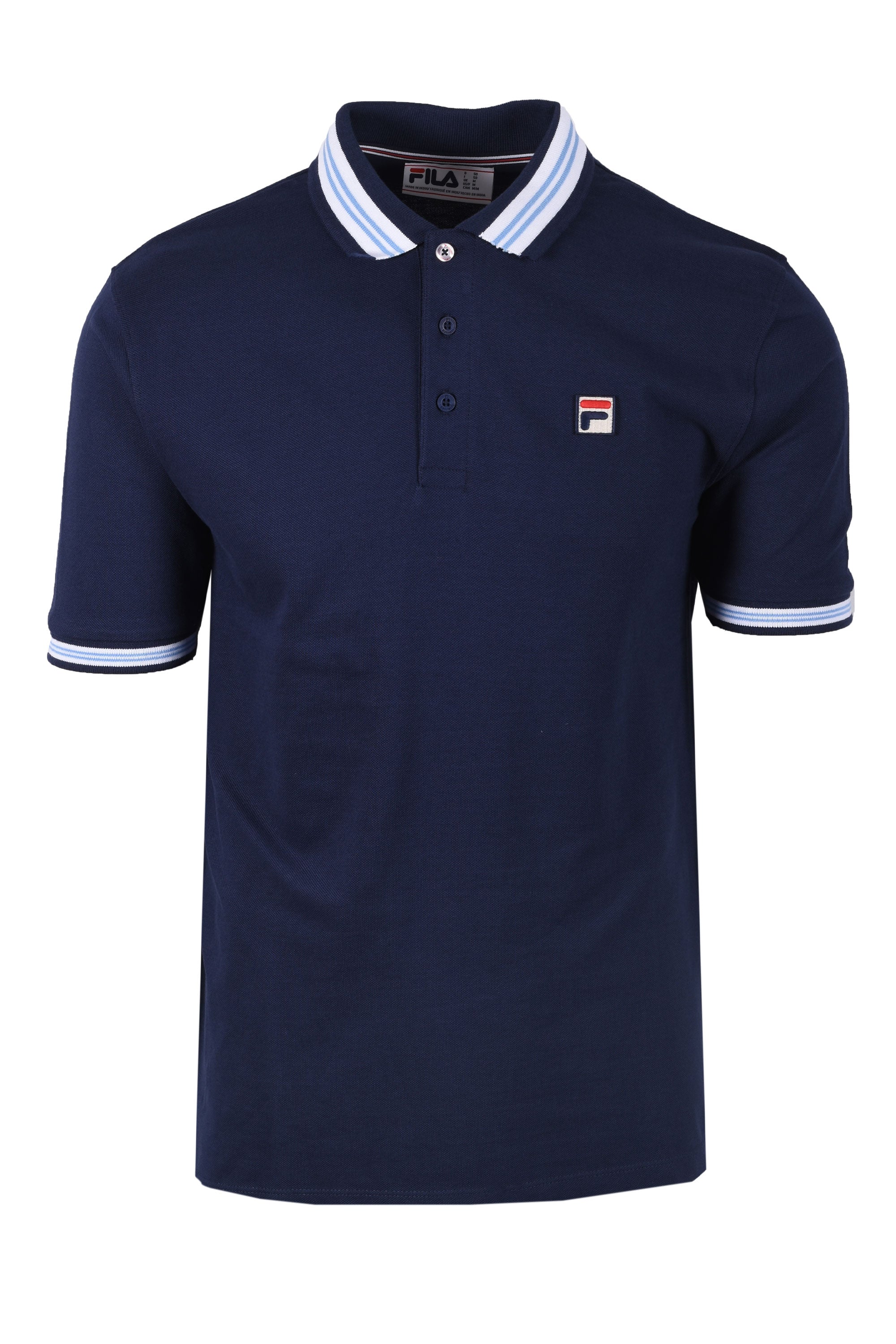 Pique Polo Polofila Fila Faraz Tipped Polo Fila Navy – Michael Stewart