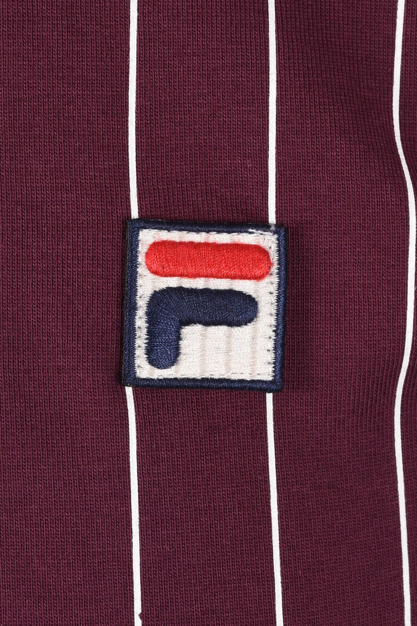 Fila Vintage BB1 Striped Polo Blue/Burgundy