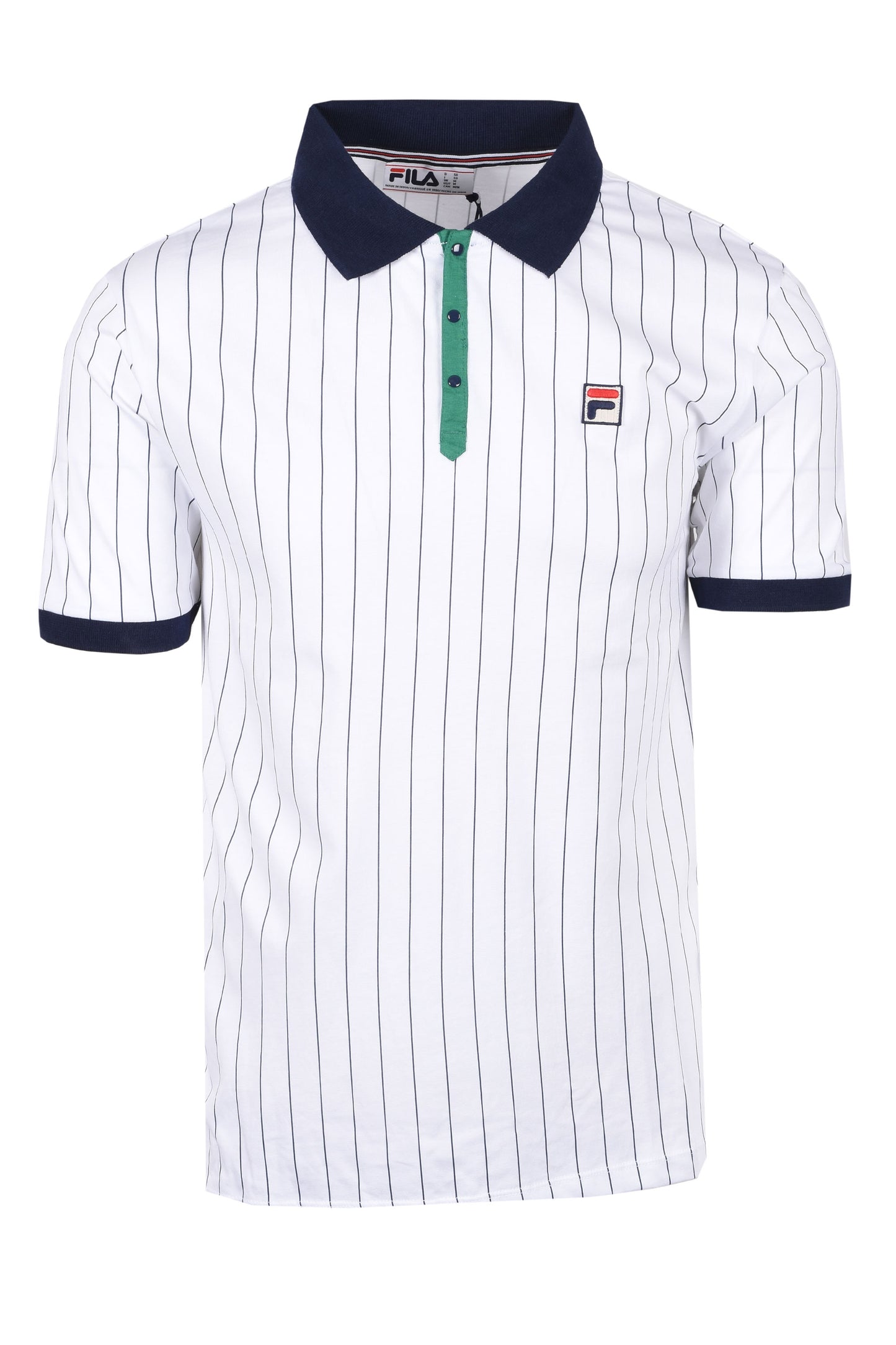 Fila Vintage BB1 Vintage Polo White/Green/Navy