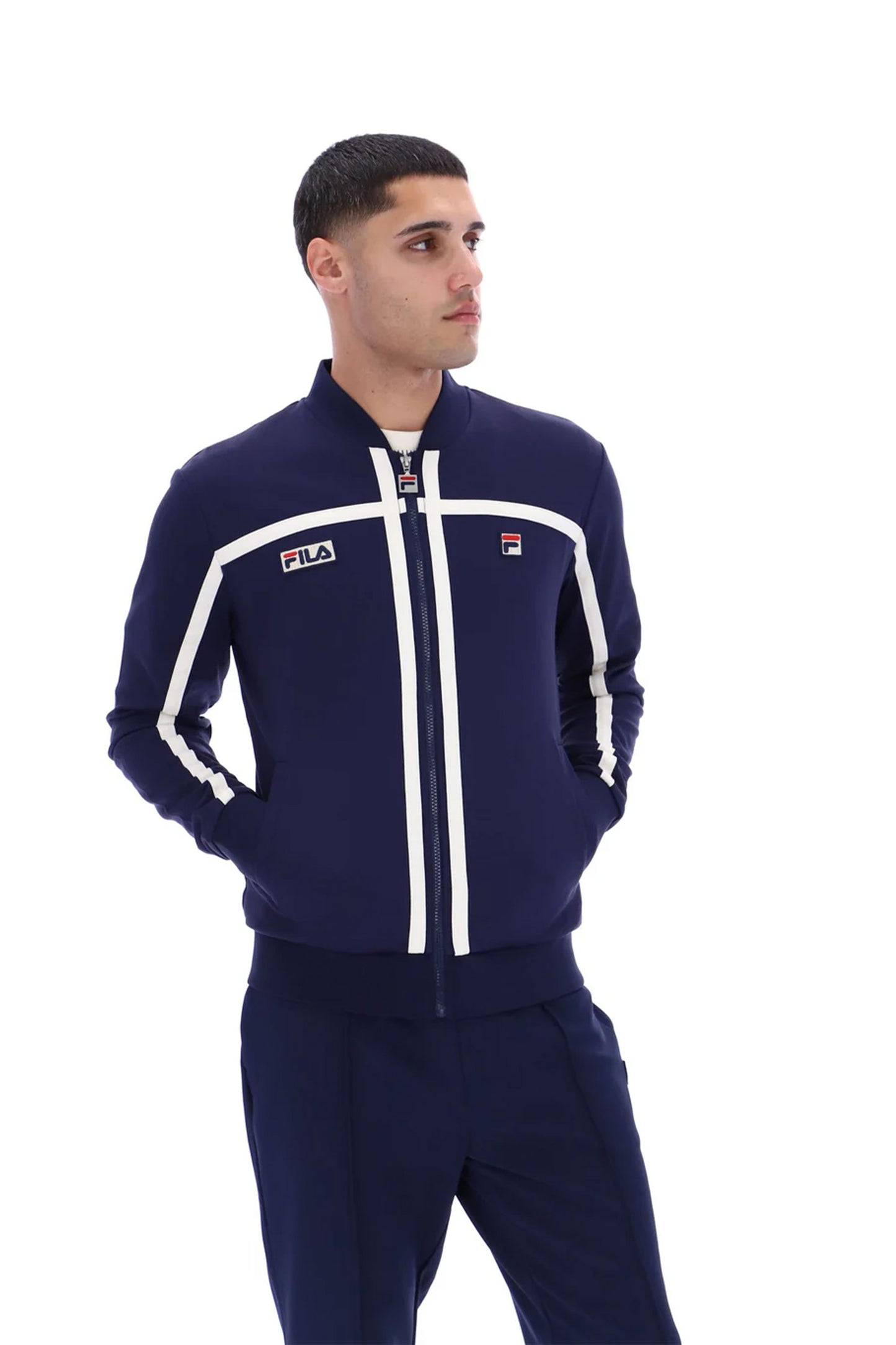 Fila Vintage Emilio Track Jacket Fila Navy/Gardenia