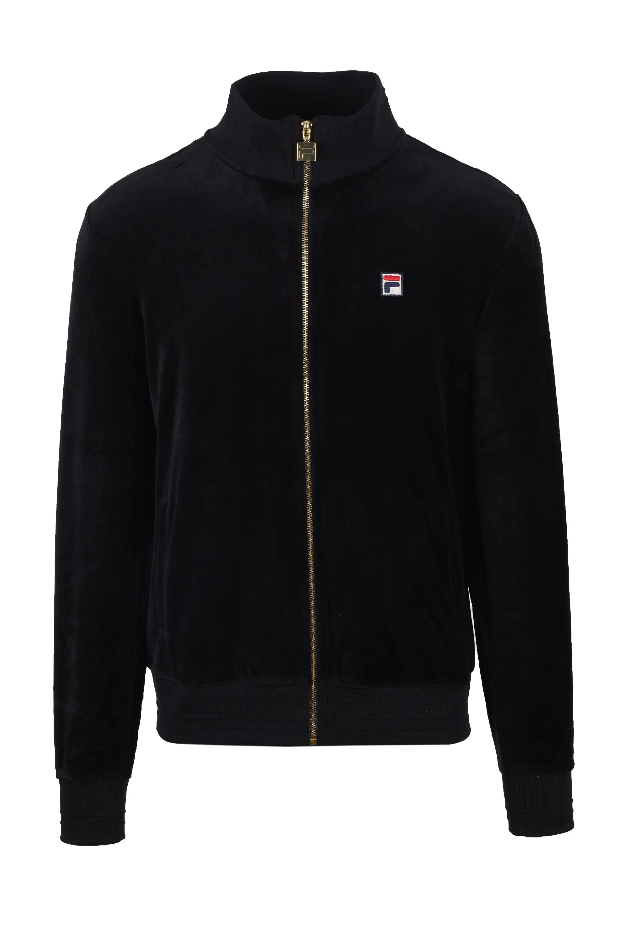 Fila Vintage Nero Velour Track Top Black – Michael Stewart
