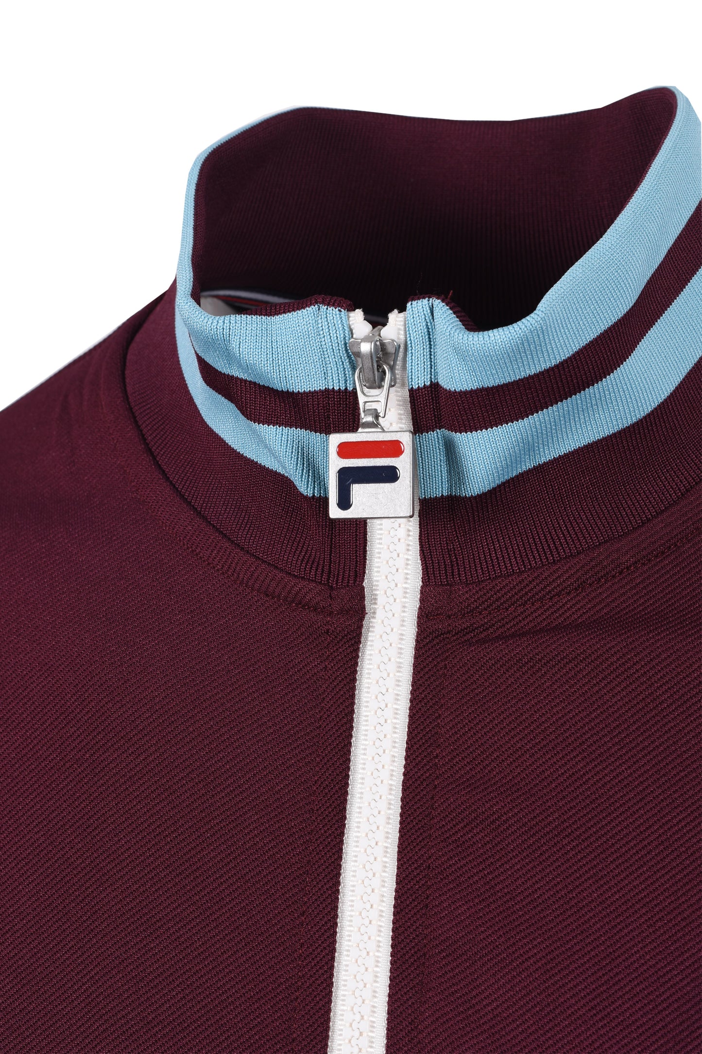 Fila Vintage Tie Breaker Track Jacket White/Blue/Burgundy