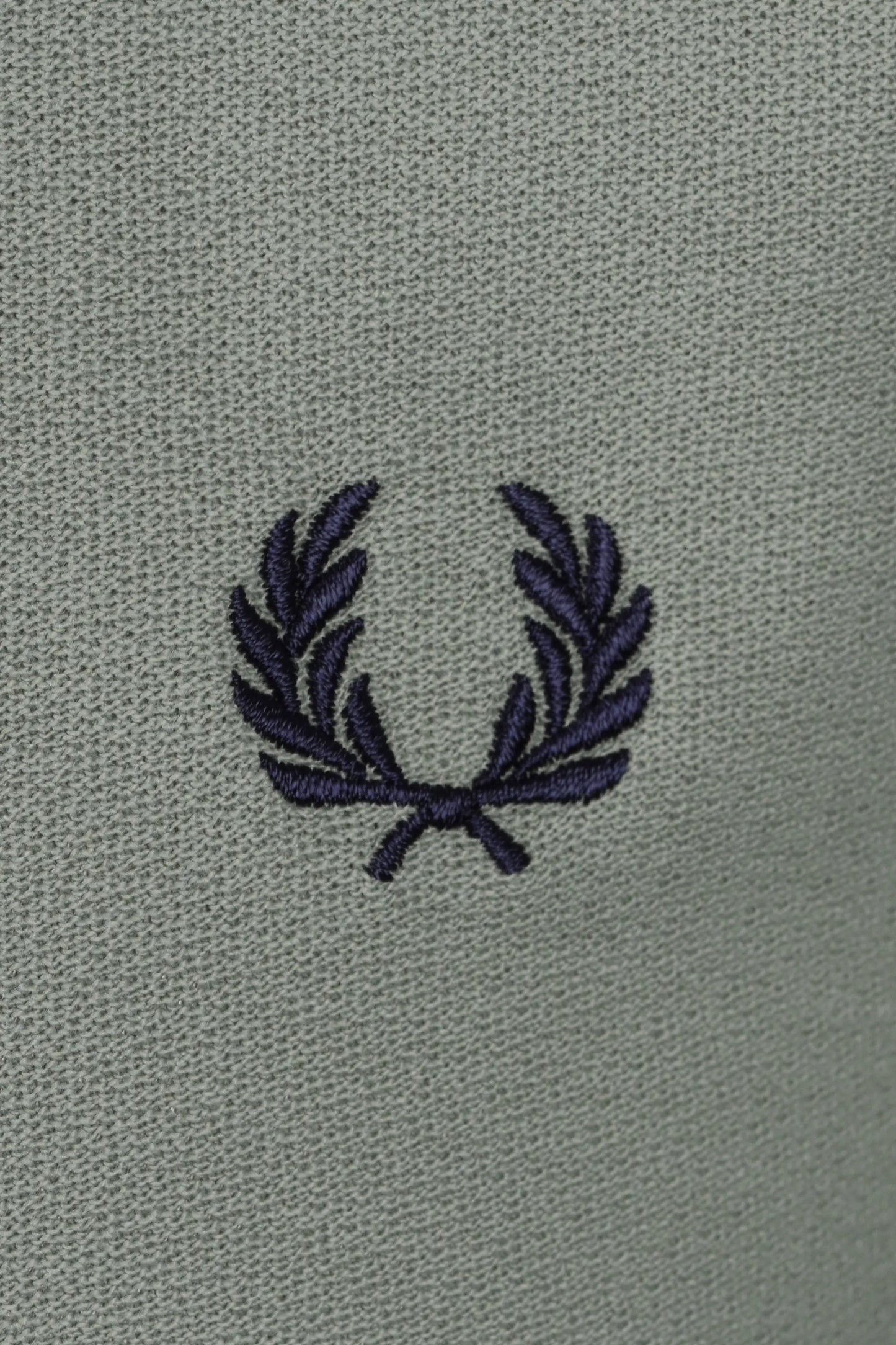 Fred Perry Crepe Pique Polo Shirt Bayleaf Fred Perry