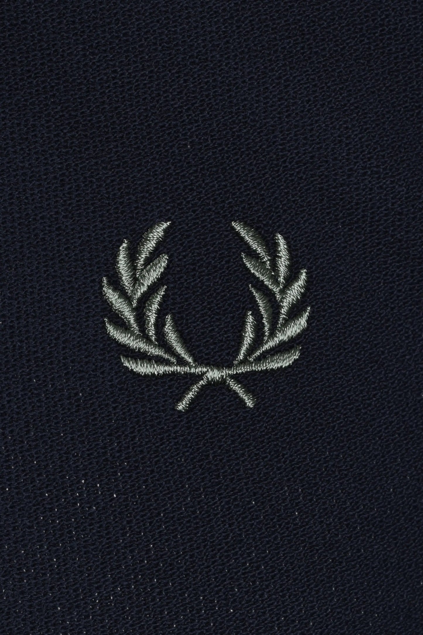 Fred Perry Crepe Pique Polo Shirt Dark Airforce Fred Perry
