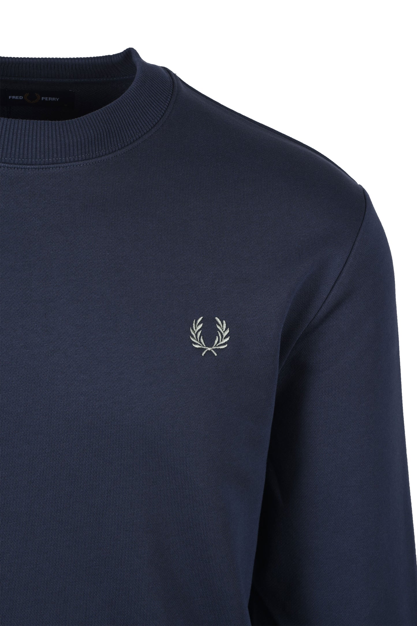 Fred Perry Crew Neck Sweatshirt Dark Airforce/Bayleaf