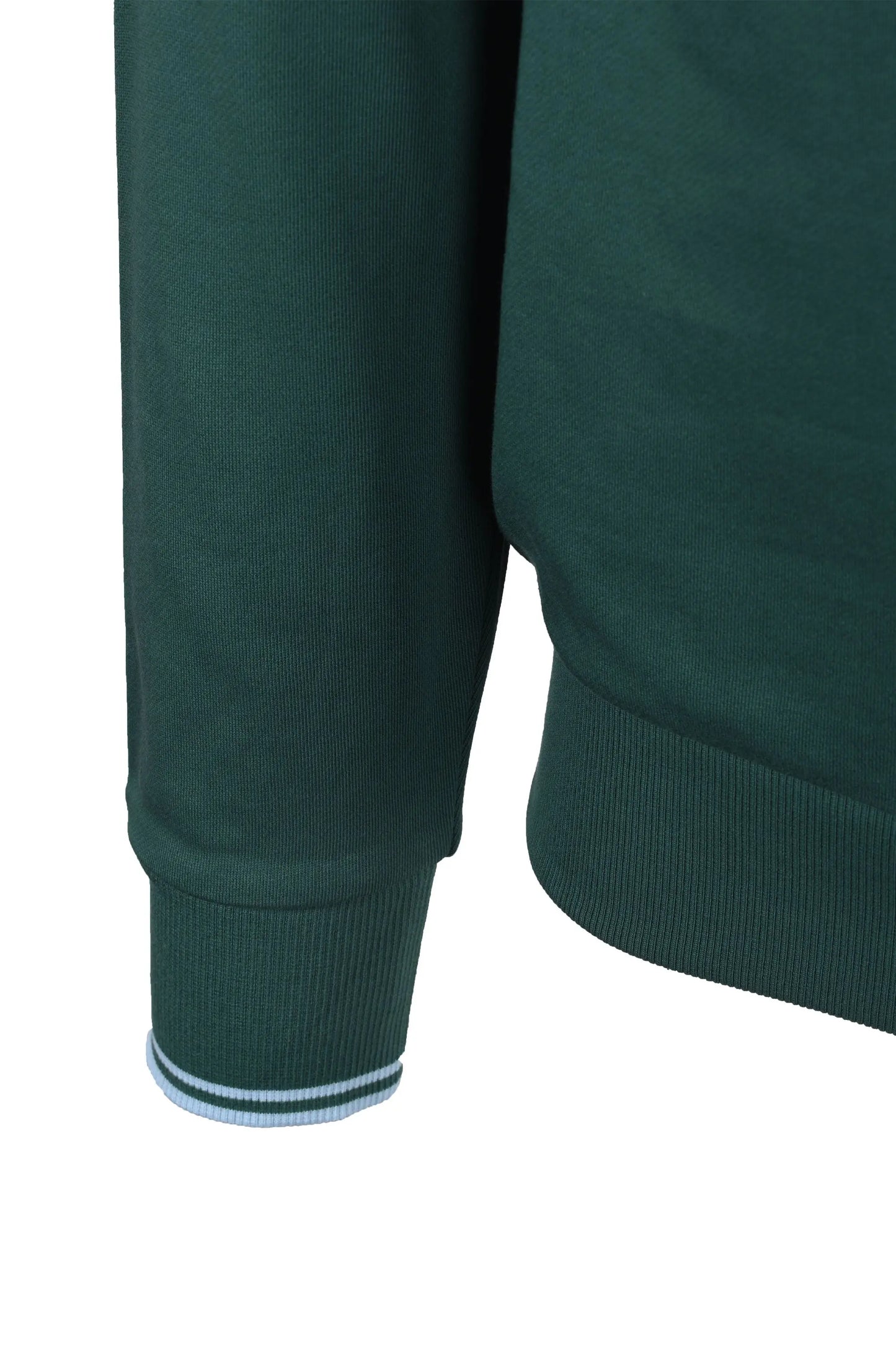 Fred Perry Crew Neck Sweatshirt Sport Green/Track Blue Fred Perry