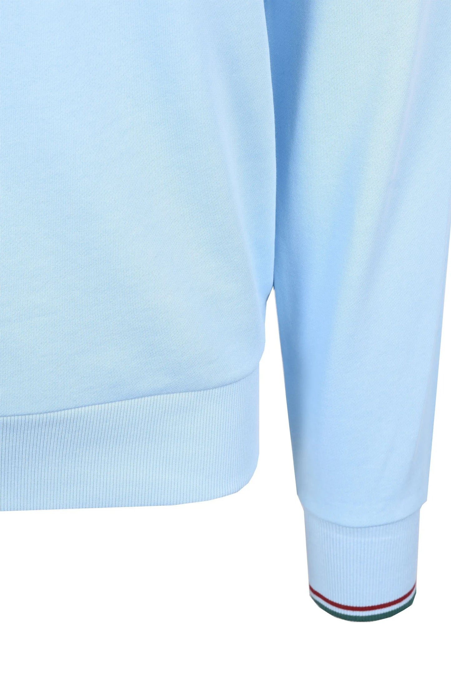 Fred Perry Crew Neck Sweatshirt Track Blue/Burnt Red/Green Fred Perry