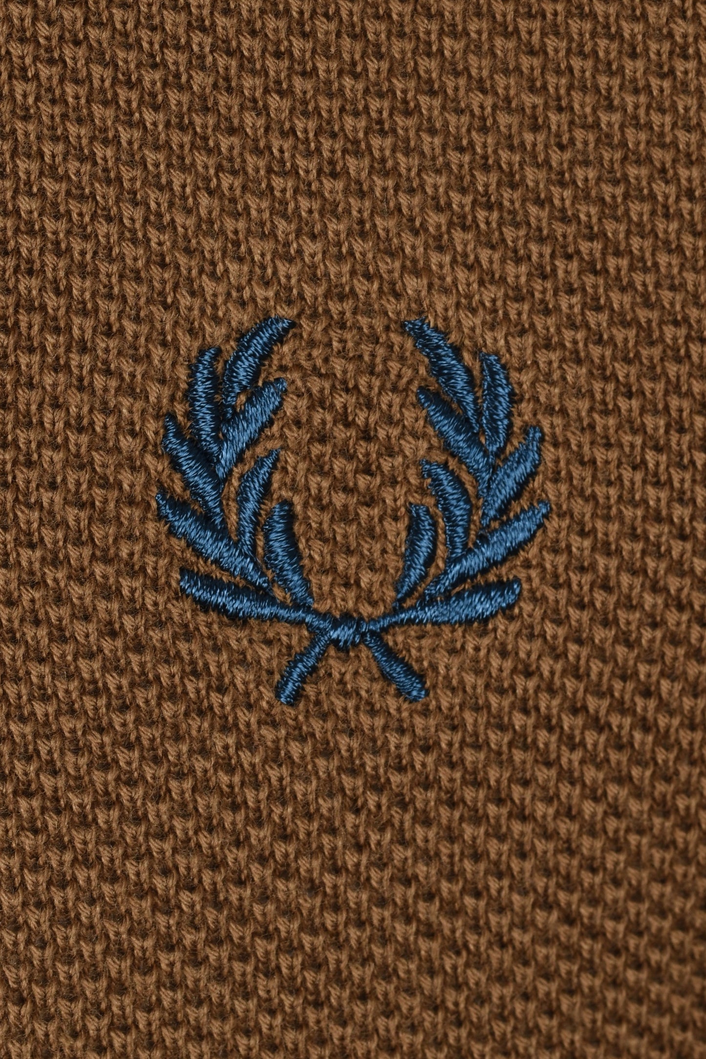 Fred Perry Pique Knitted Polo Shaded Stone