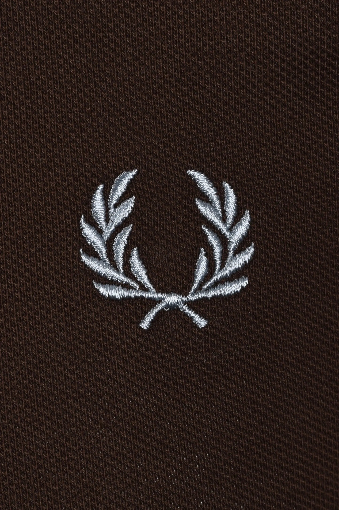 Fred Perry Striped Cuff T-Shirt Burnt Tobacco Fred Perry