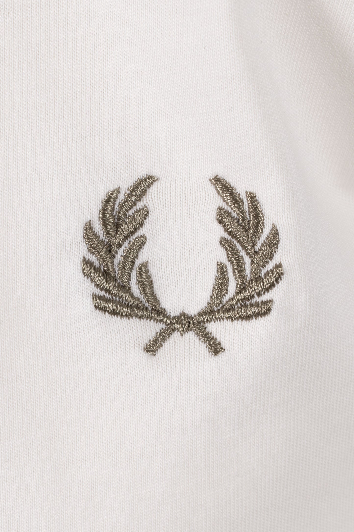 Fred Perry Twin Tipped T-Shirt Light Ecru/Olive Mint