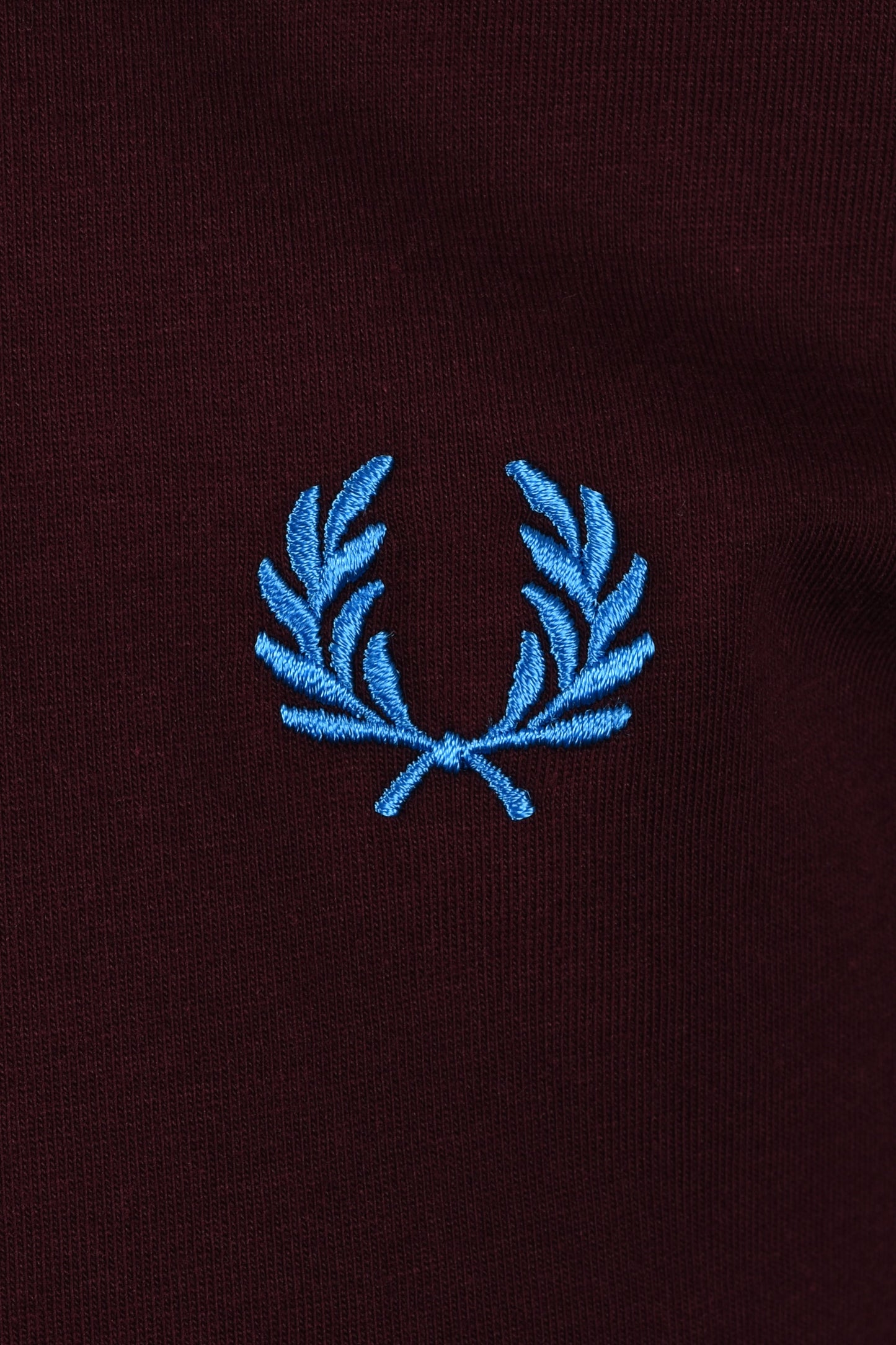 Fred Perry Twin Tipped T-Shirt Oxblood/Ecru/Court Blue