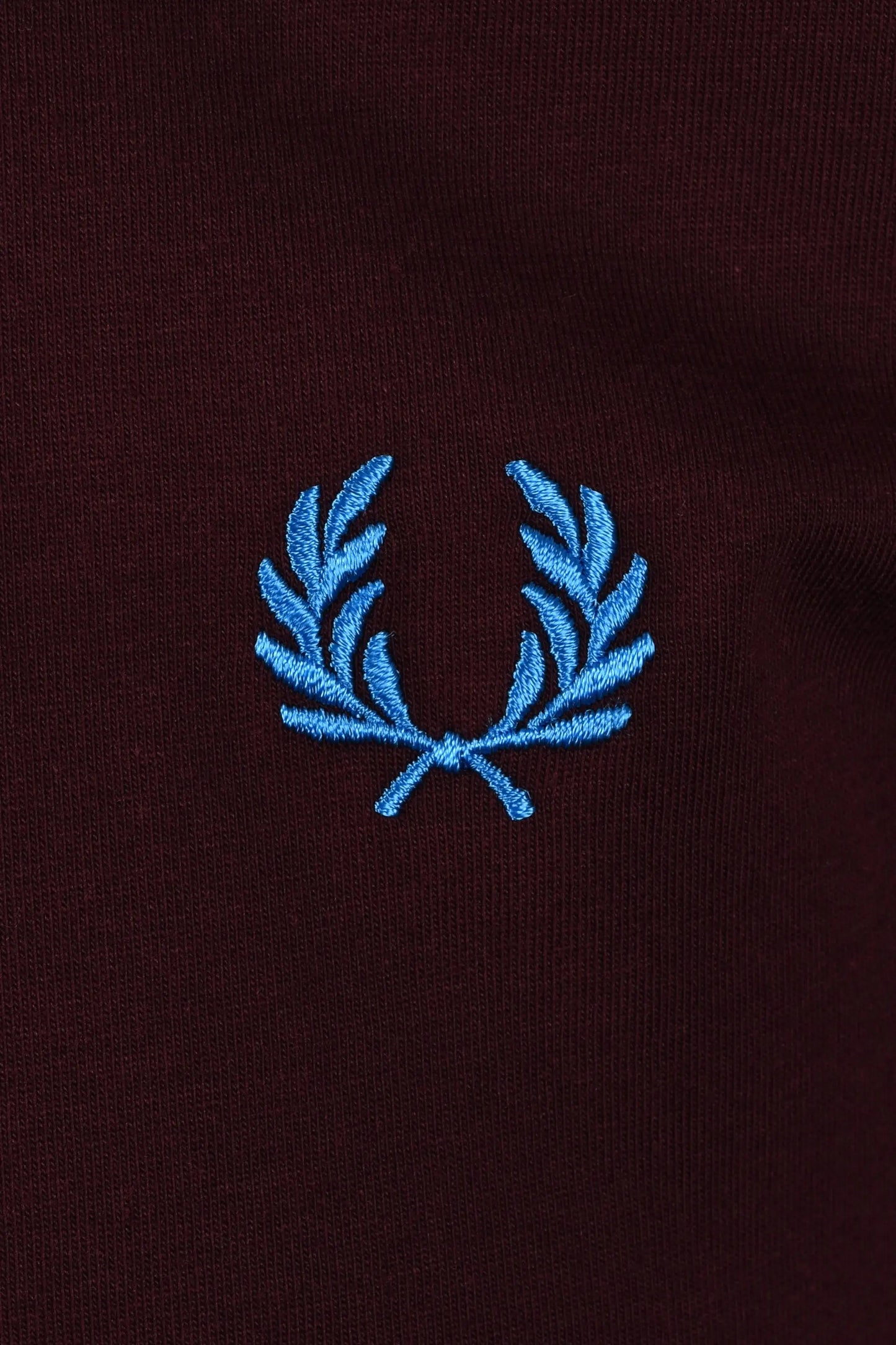 Fred Perry Twin Tipped T-Shirt Oxblood/Ecru/Court Blue Fred Perry