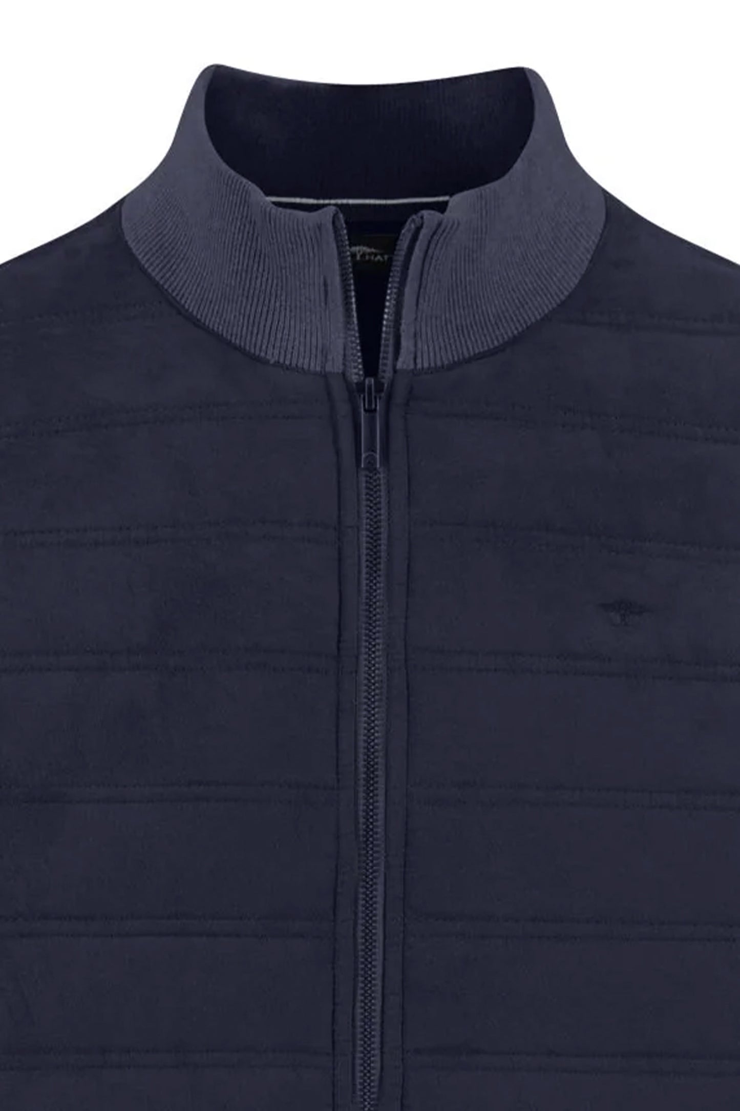 Fynch-Hatton Full-Zip Knitwear Navy