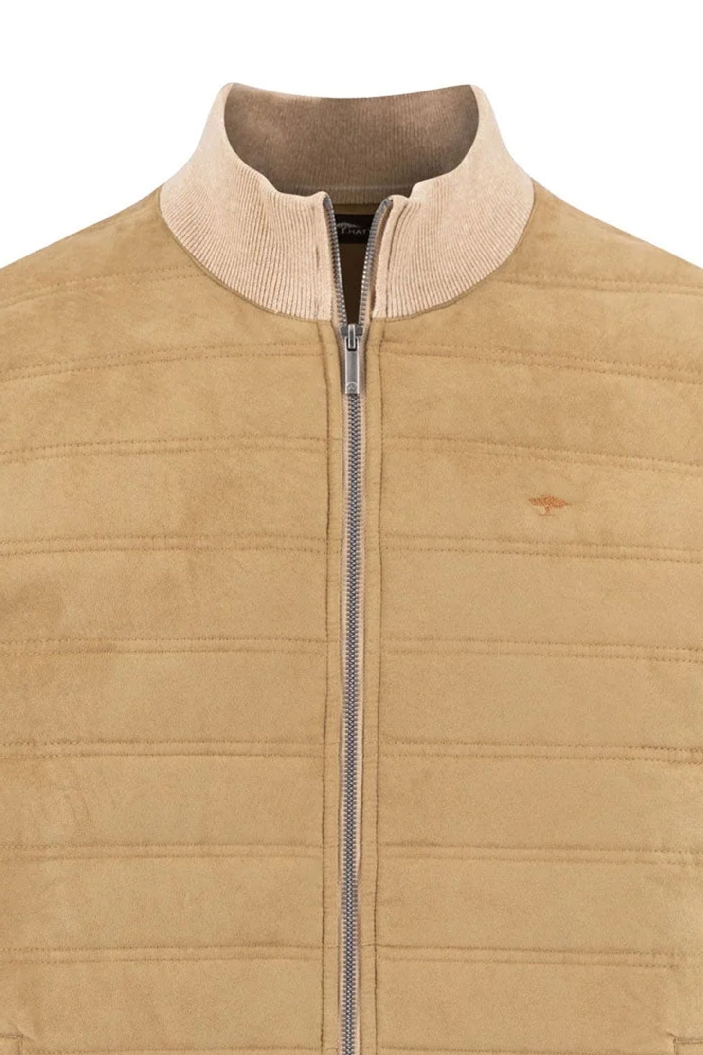 Fynch-Hatton Full-Zip Knitwear Taupe