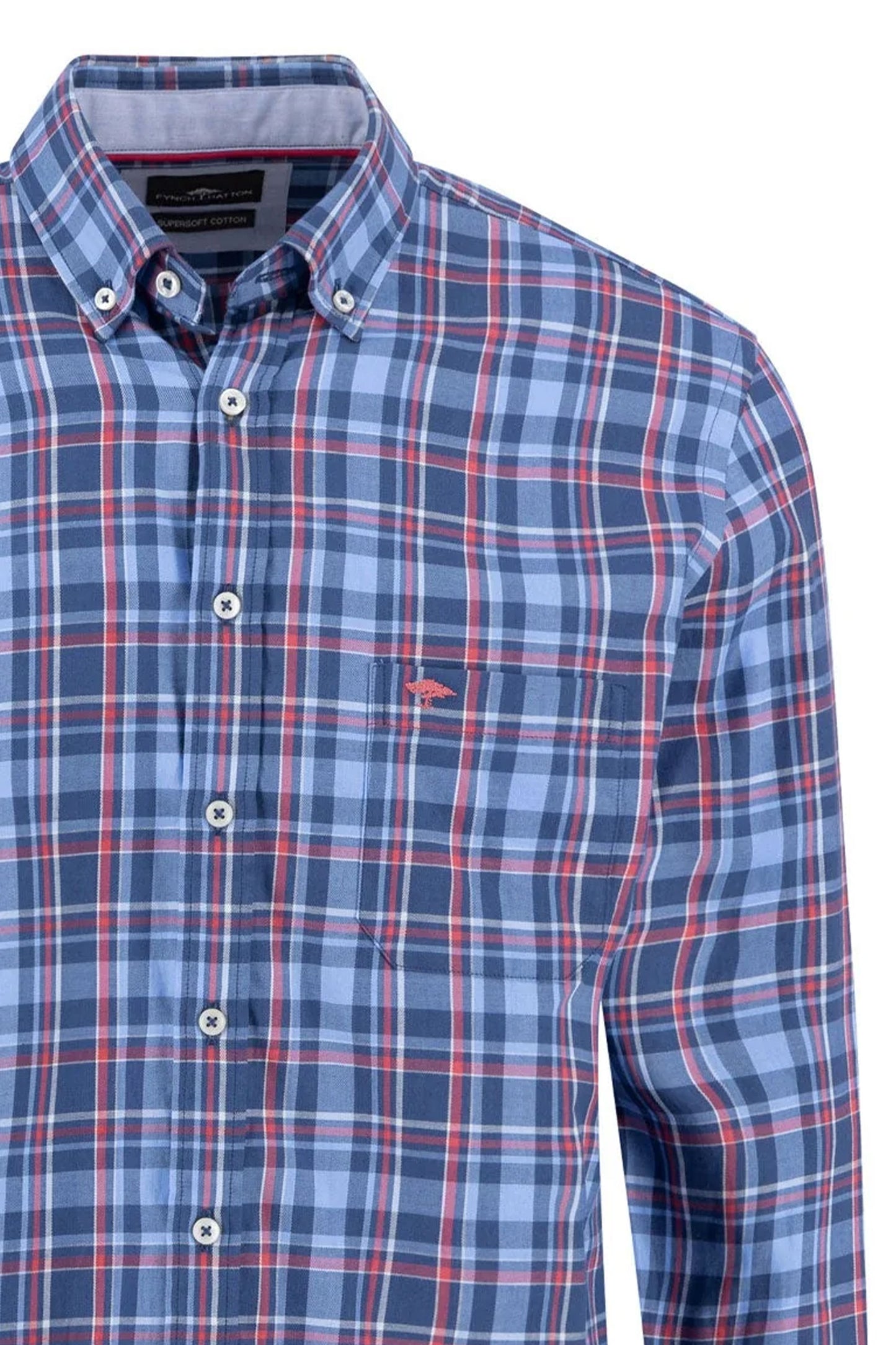Fynch-Hatton Long Sleeved Shirt Berry