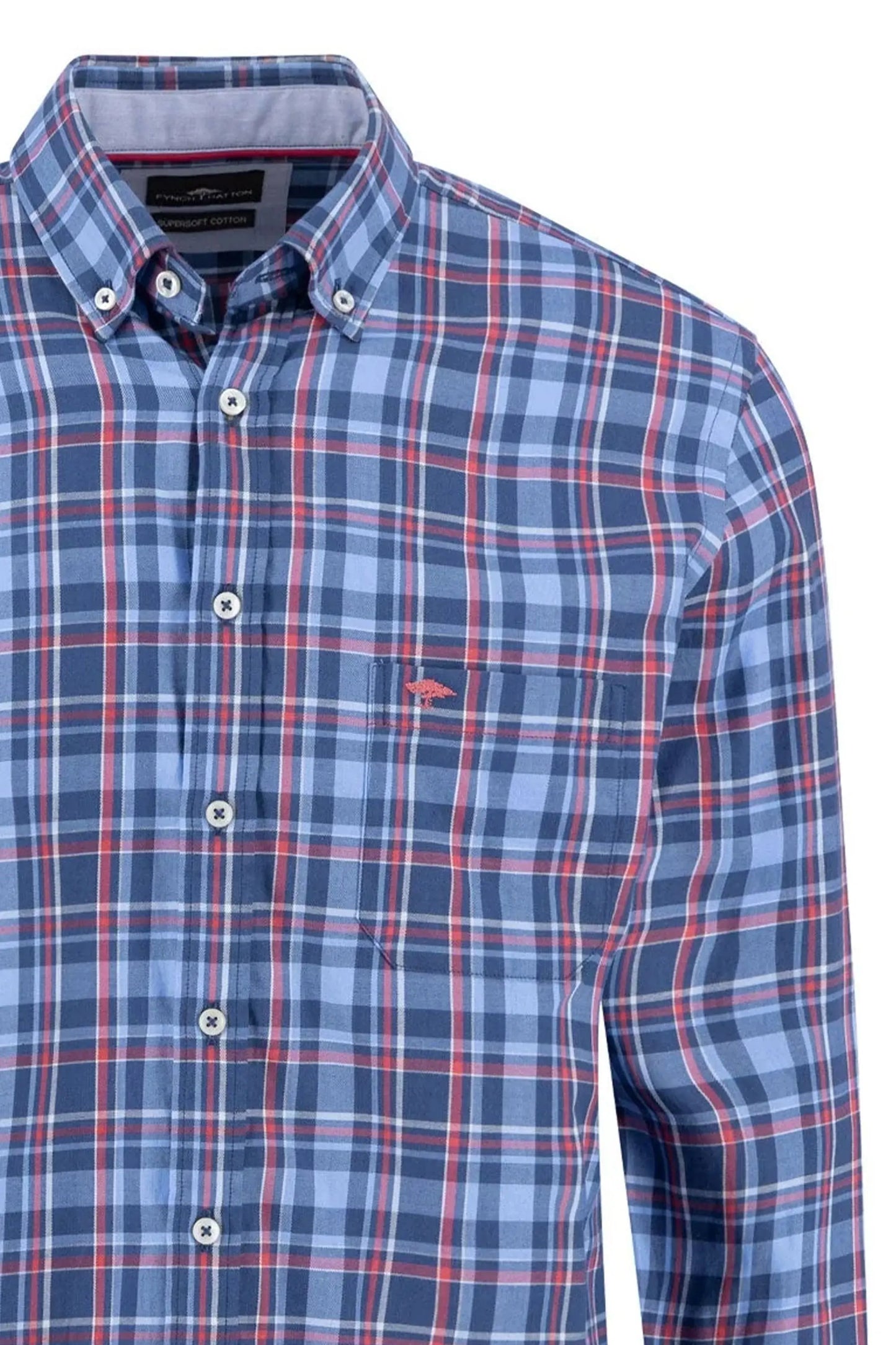 Fynch-Hatton Long Sleeved Shirt Berry Fynch-Hatton
