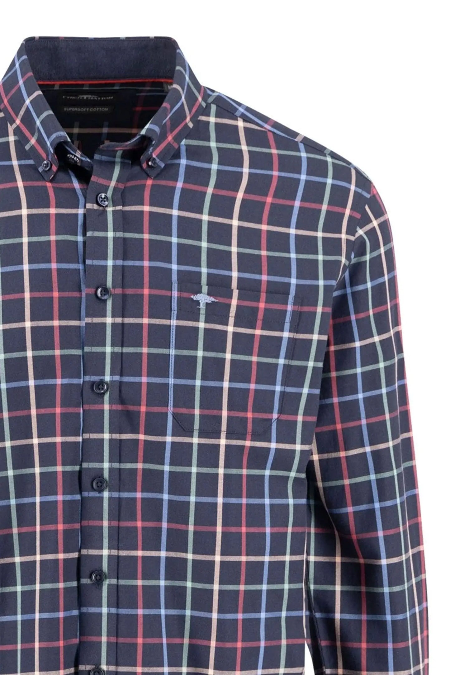 Fynch-Hatton Long Sleeved Shirt Berry Fynch-Hatton