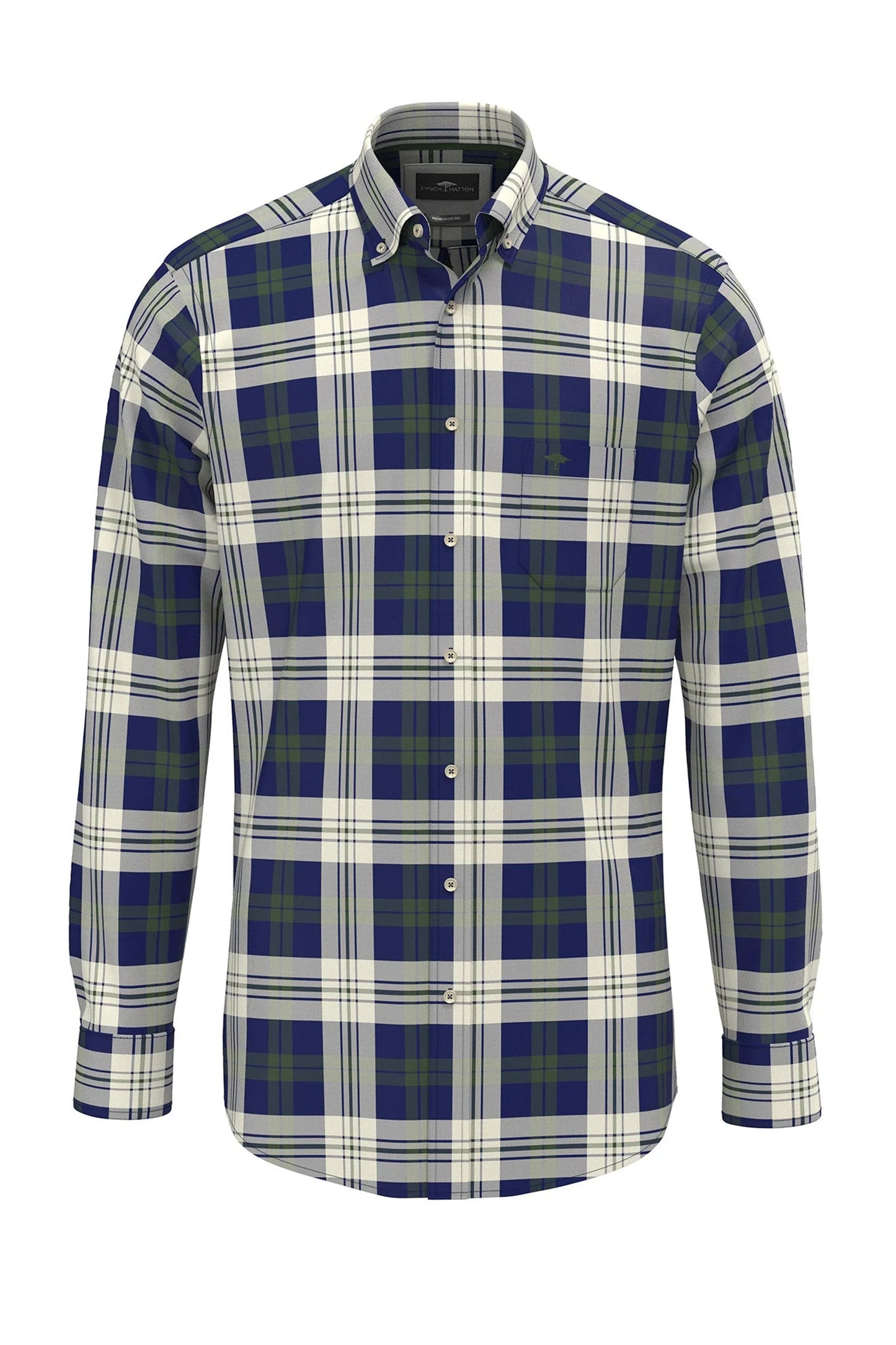 Fynch-Hatton Long Sleeved Shirt Dark Leaf