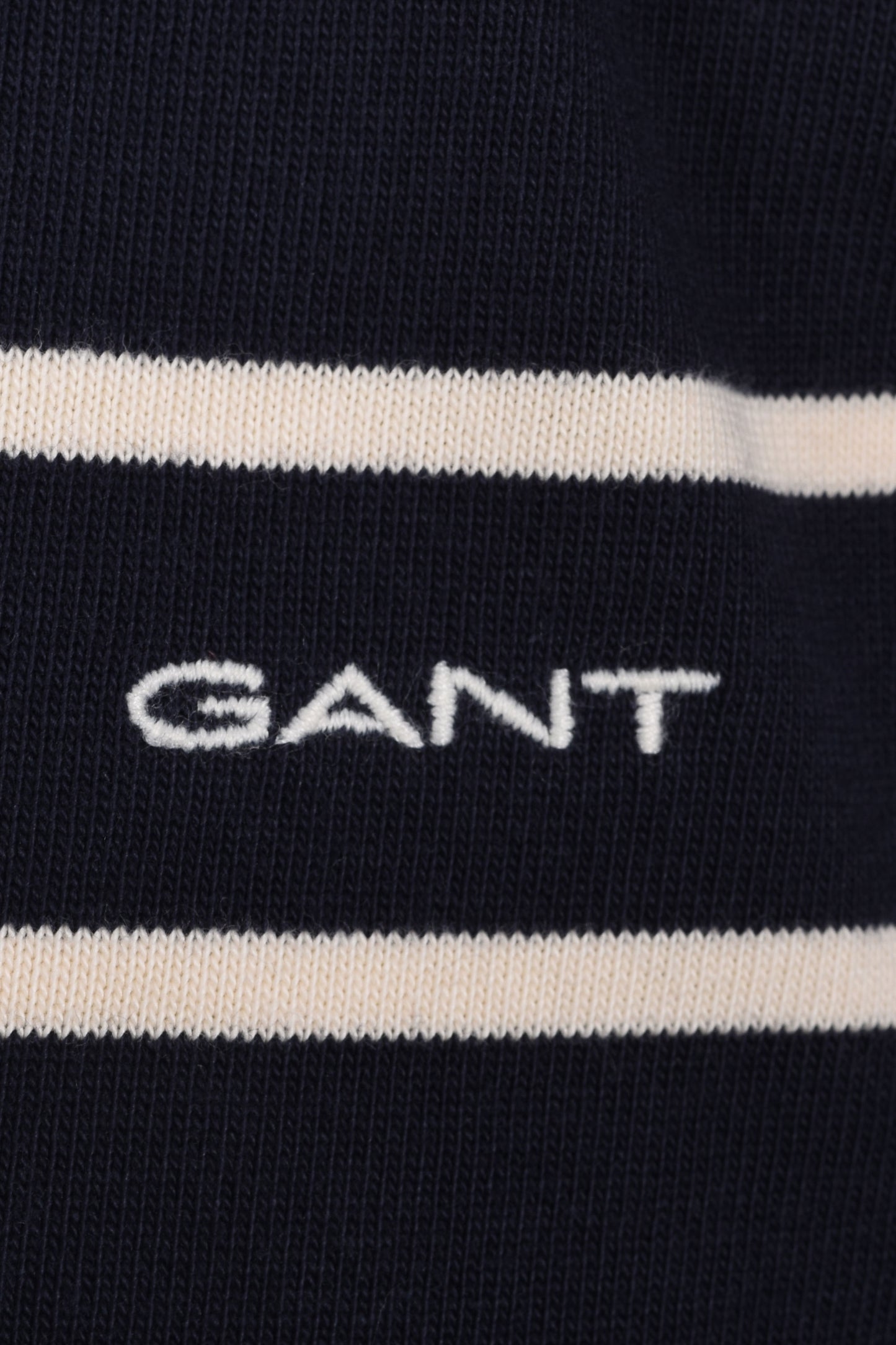 GANT PLACED STRIPE T-SHIRT EVENING BLUE